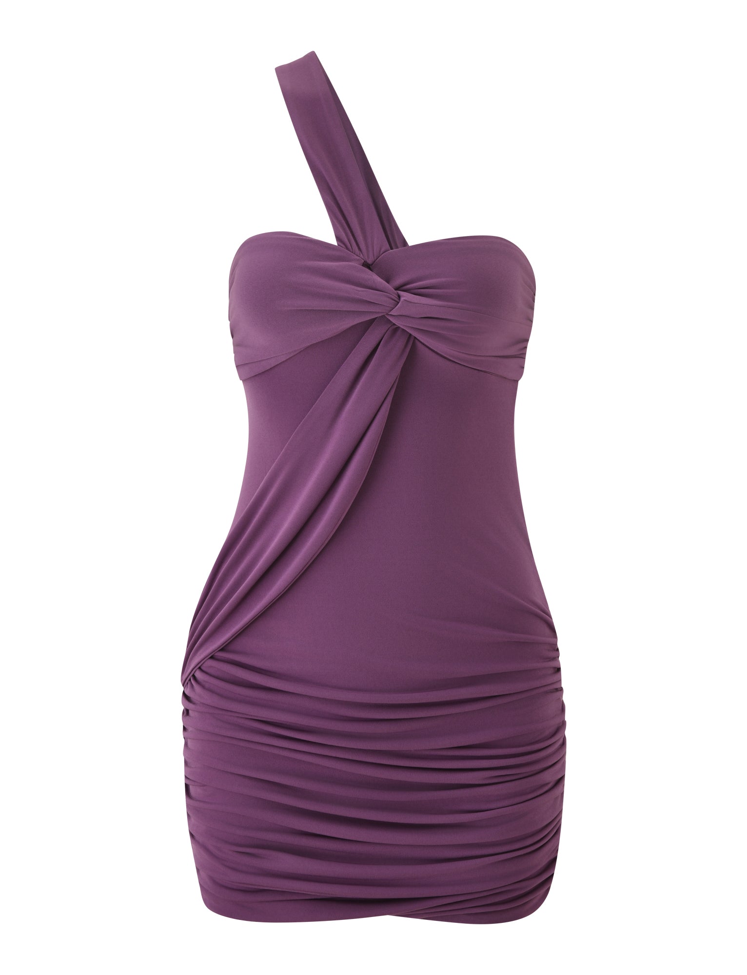 MAIZY MINI DRESS - PLUM - Image 7