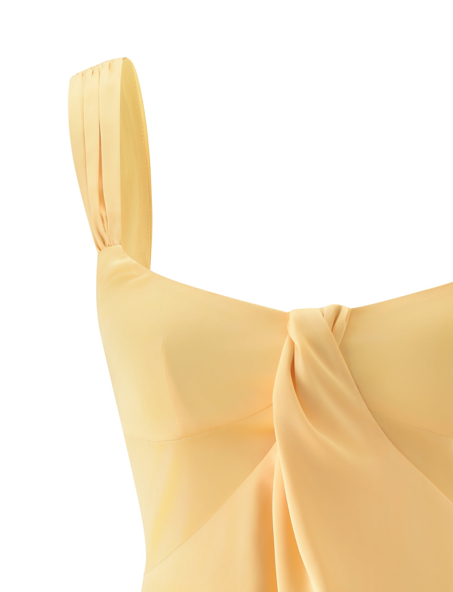 STAV MINI DRESS - BUTTER YELLOW - Image 9