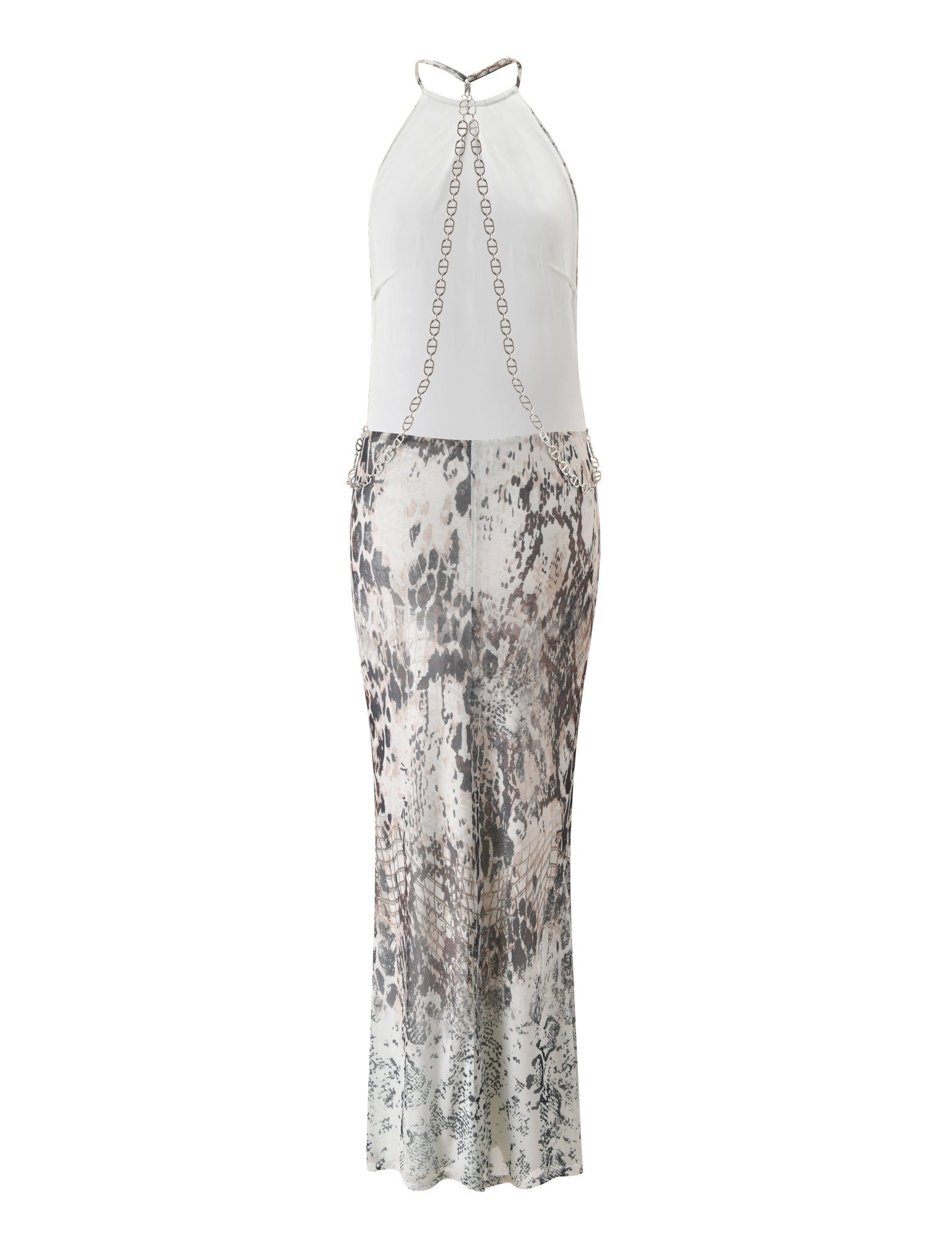 ZALIE MAXI DRESS - SNAKE PRINT - Image 7