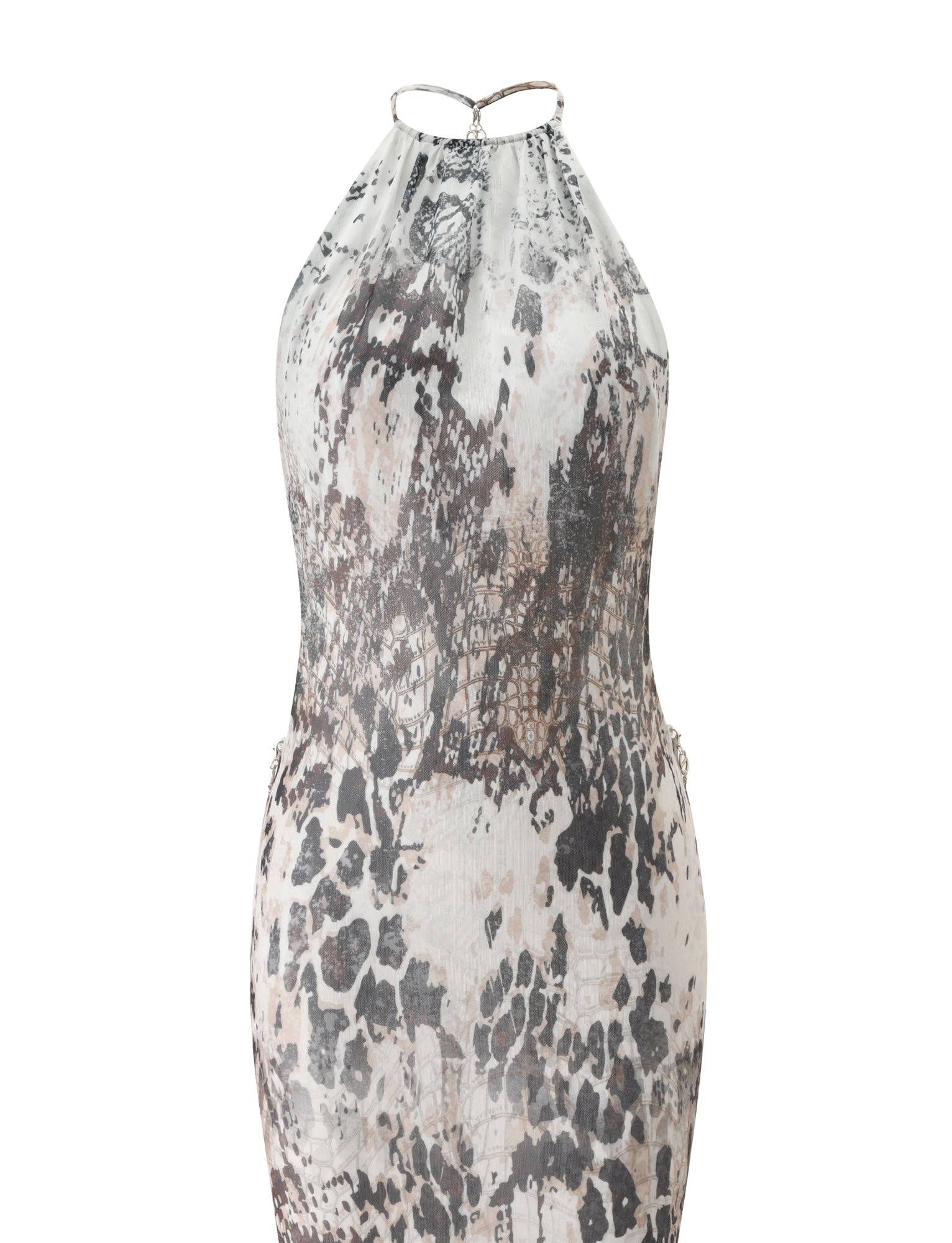 ZALIE MAXI DRESS - SNAKE PRINT - Image 8