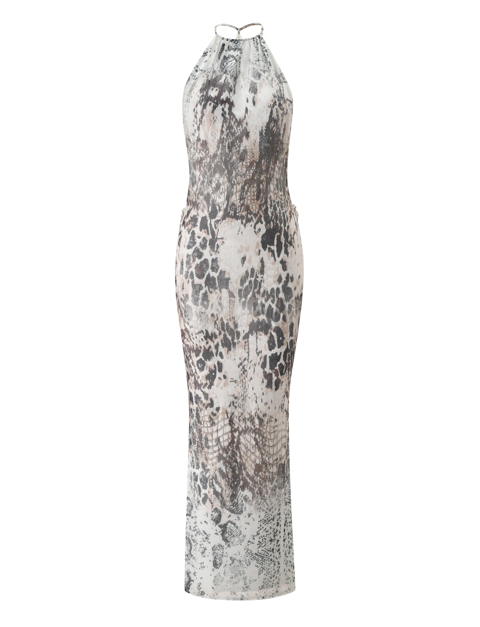 ZALIE MAXI DRESS - SNAKE PRINT - Image 6