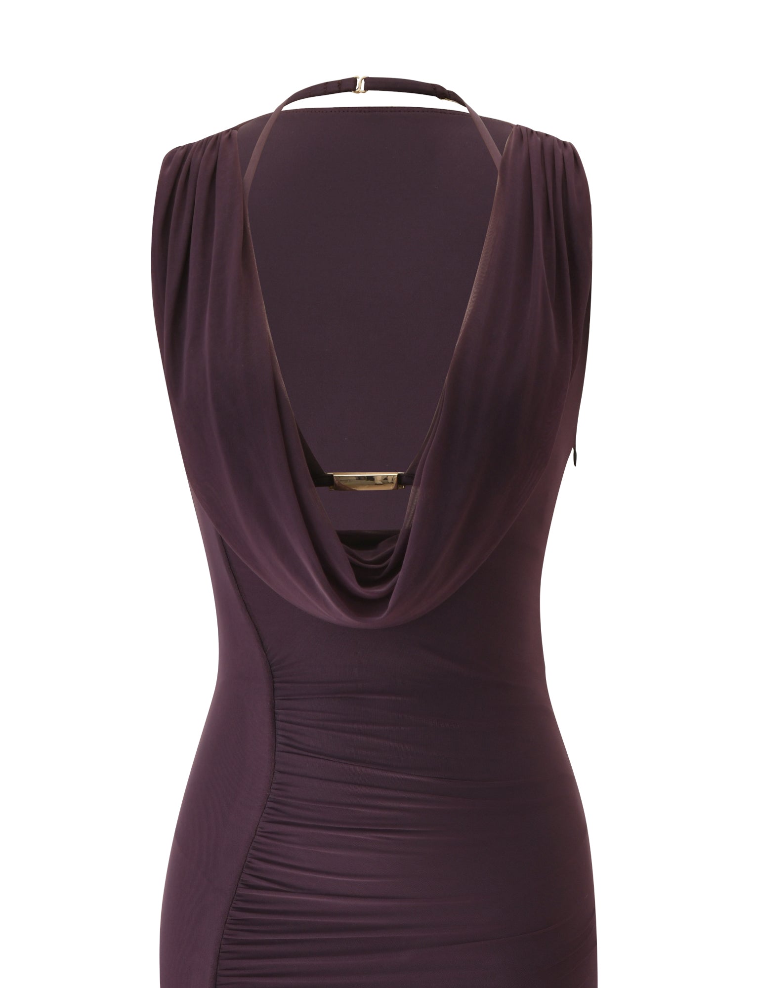 NOEMI MAXI DRESS - DEEP PLUM - Image 11