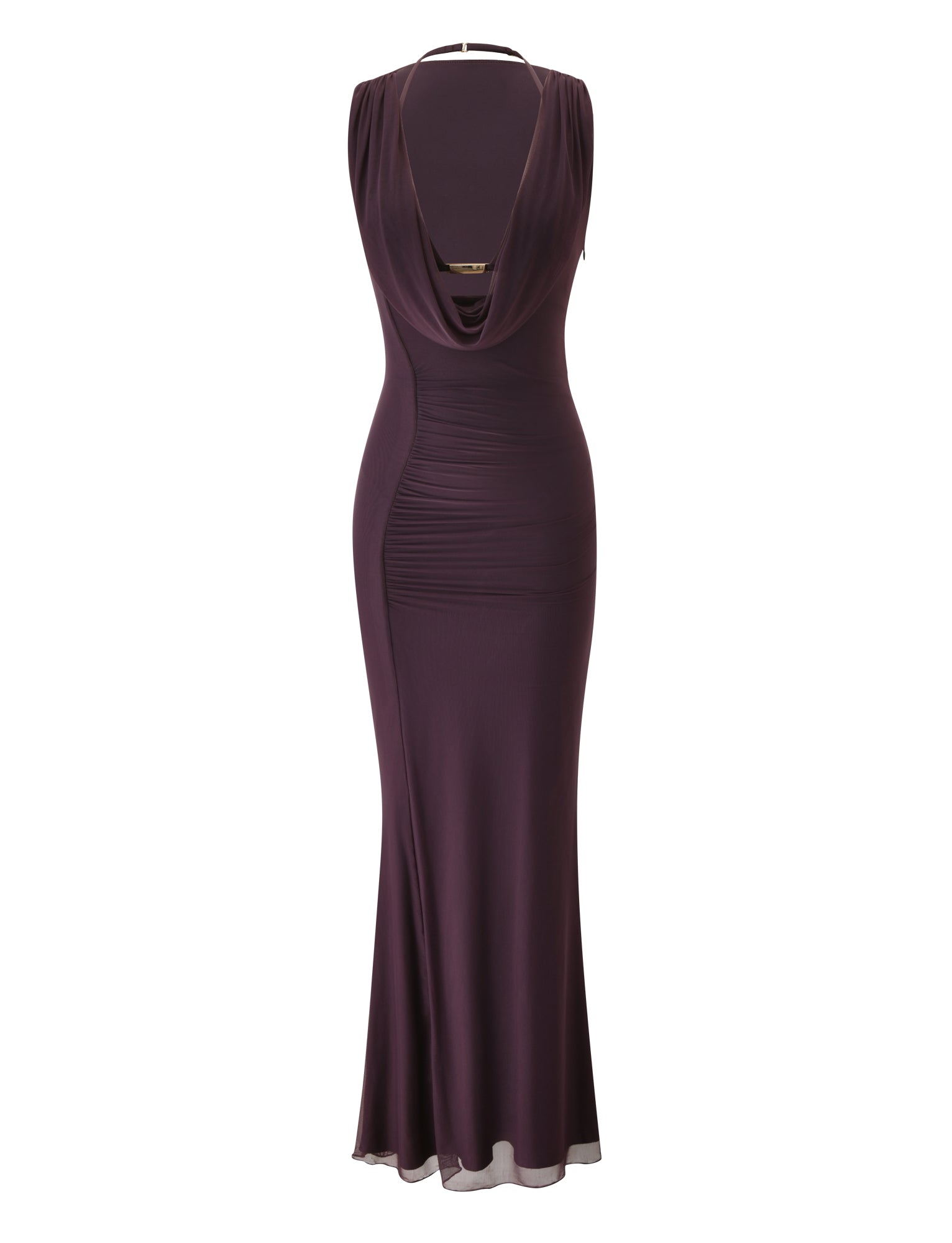 NOEMI MAXI DRESS - DEEP PLUM - Image 9