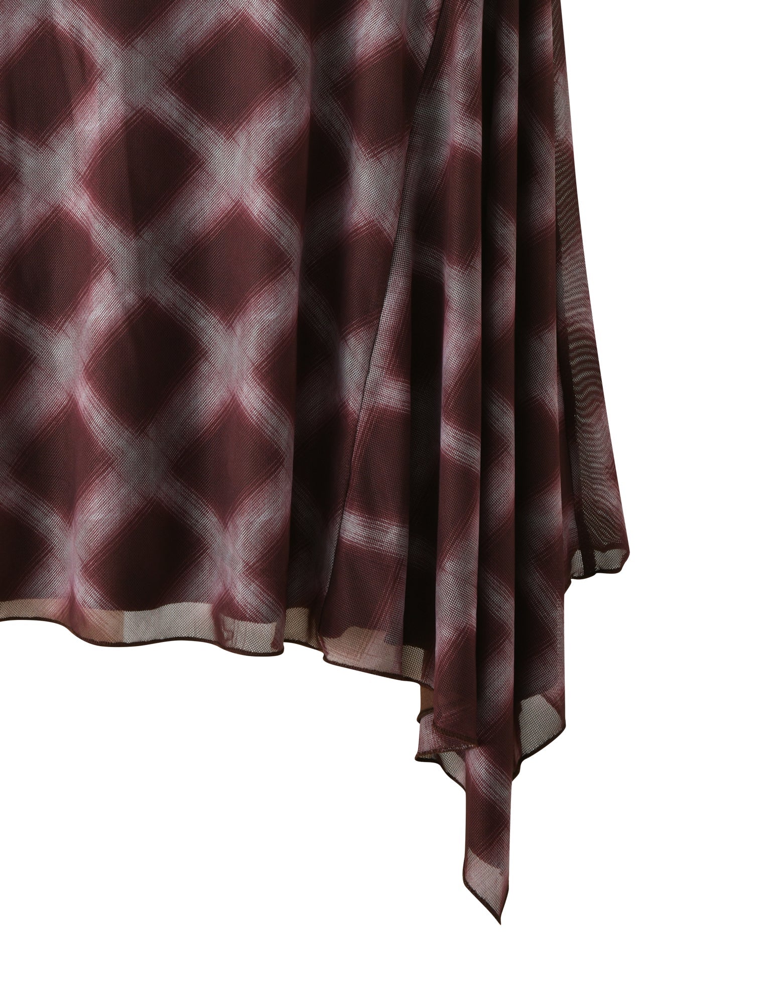 SAFFRON MIDI SKIRT - MAHOGANY CHECK - Image 8