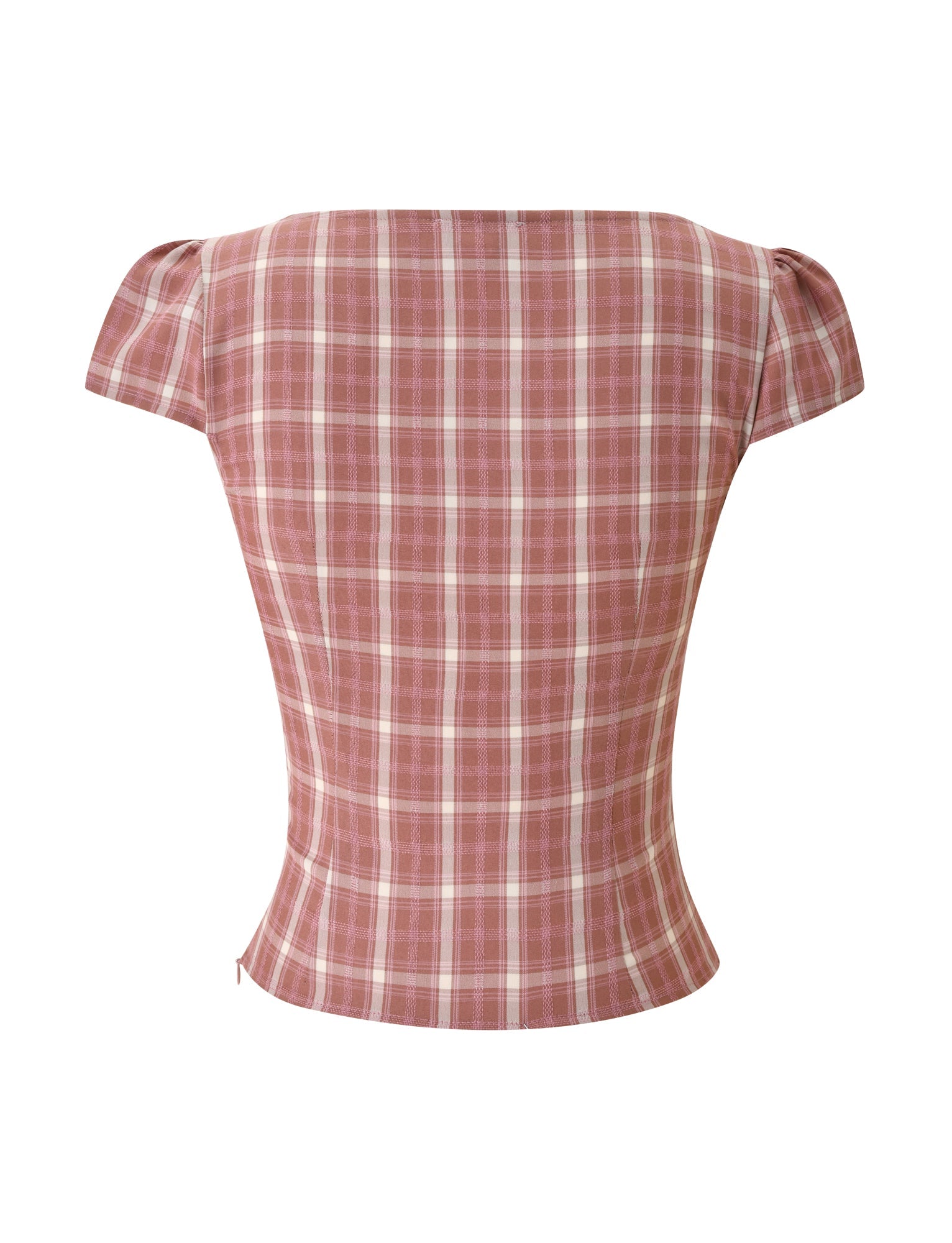 MIKA TOP - PINK PLAID - Image 9