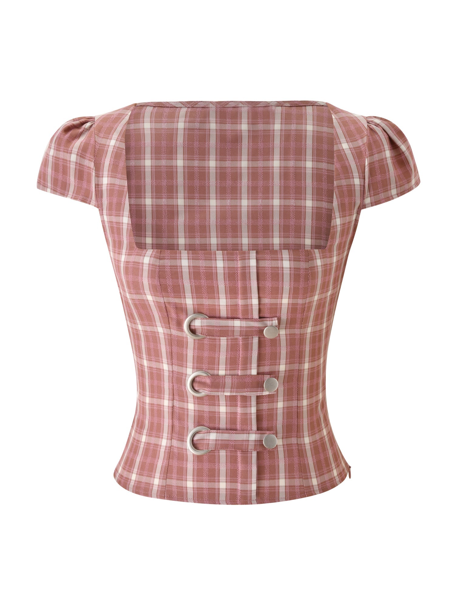 MIKA TOP - PINK PLAID - Image 8