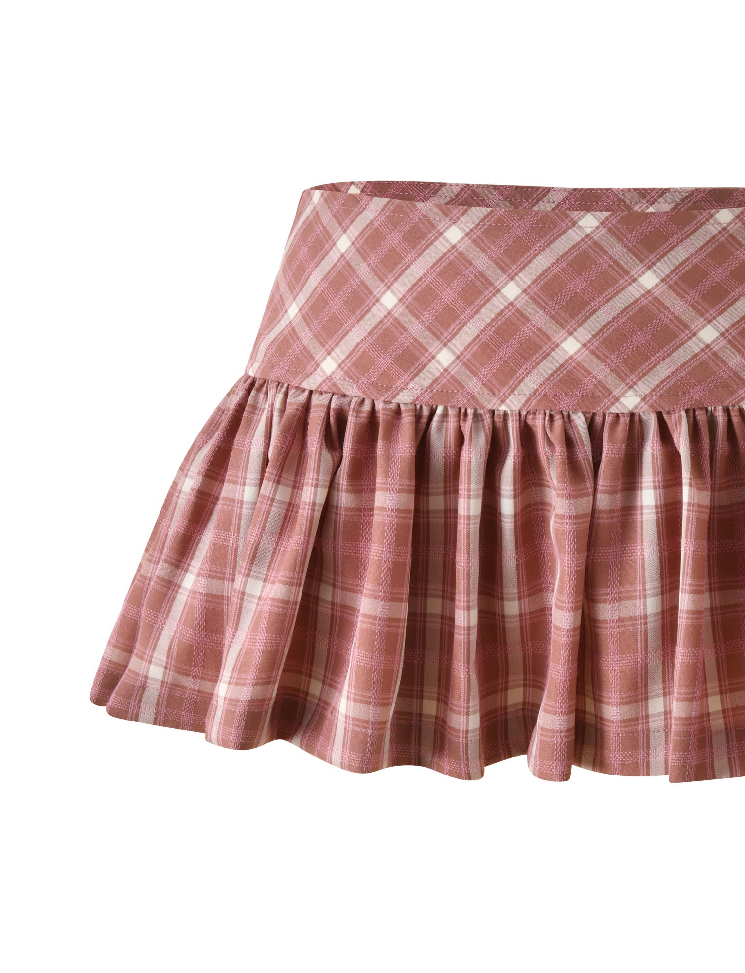 MIKA SKORT - PINK PLAID - Image 10