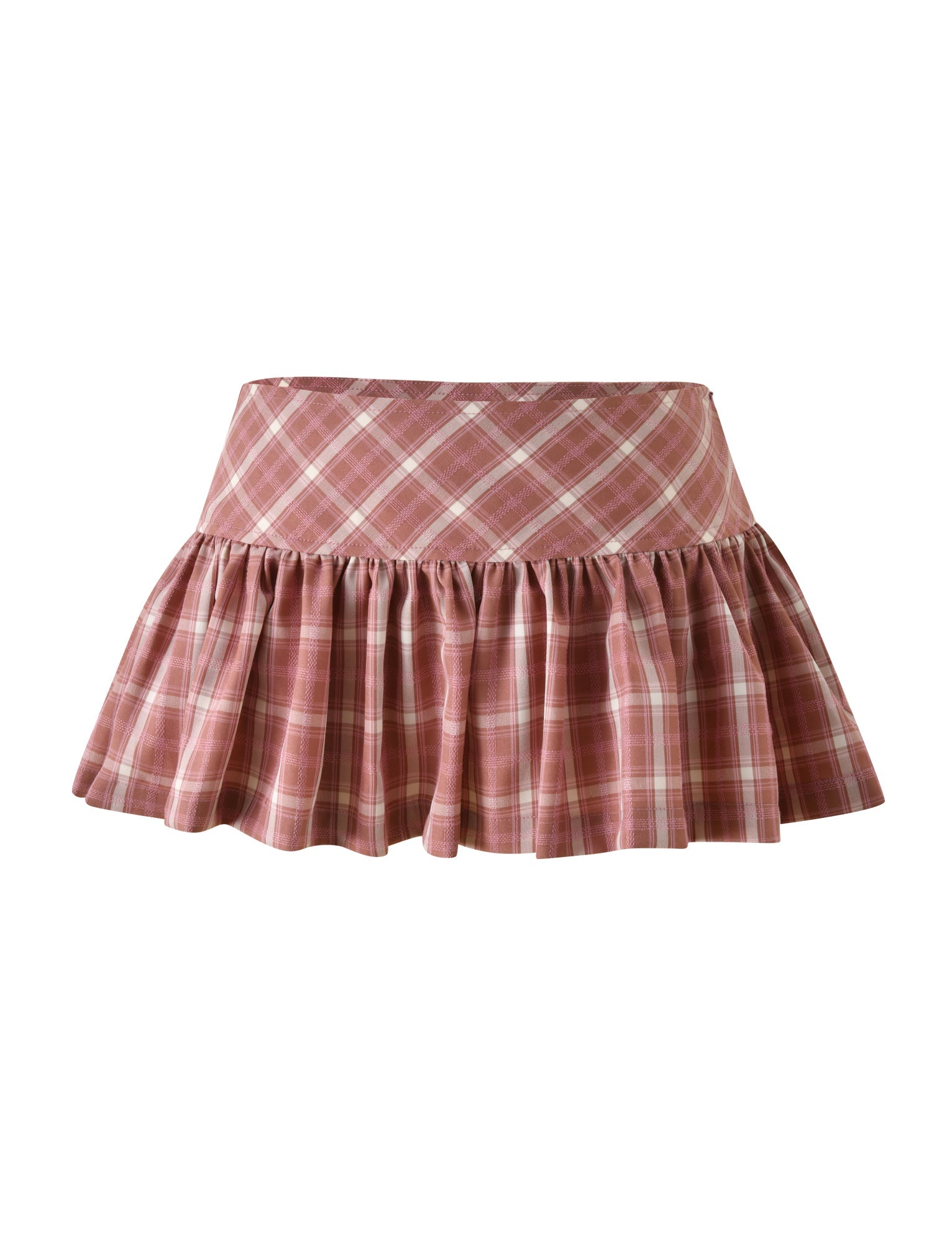 MIKA SKORT - PINK PLAID - Image 8