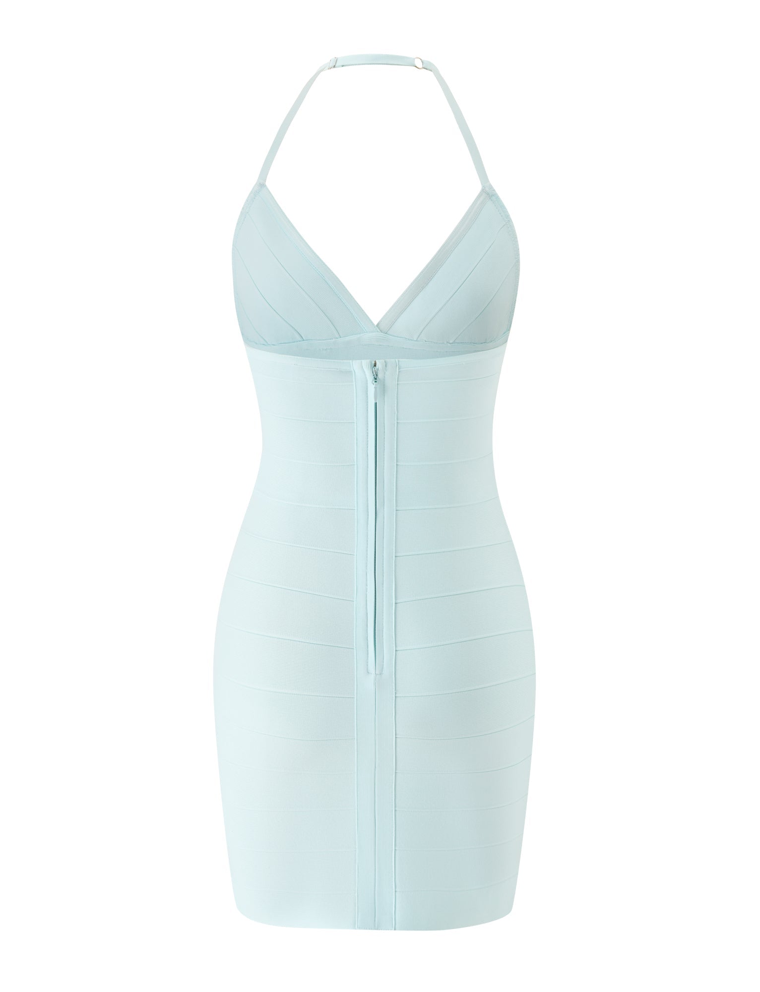 DALIA BANDAGE MINI DRESS - MINT BLUE - Image 8