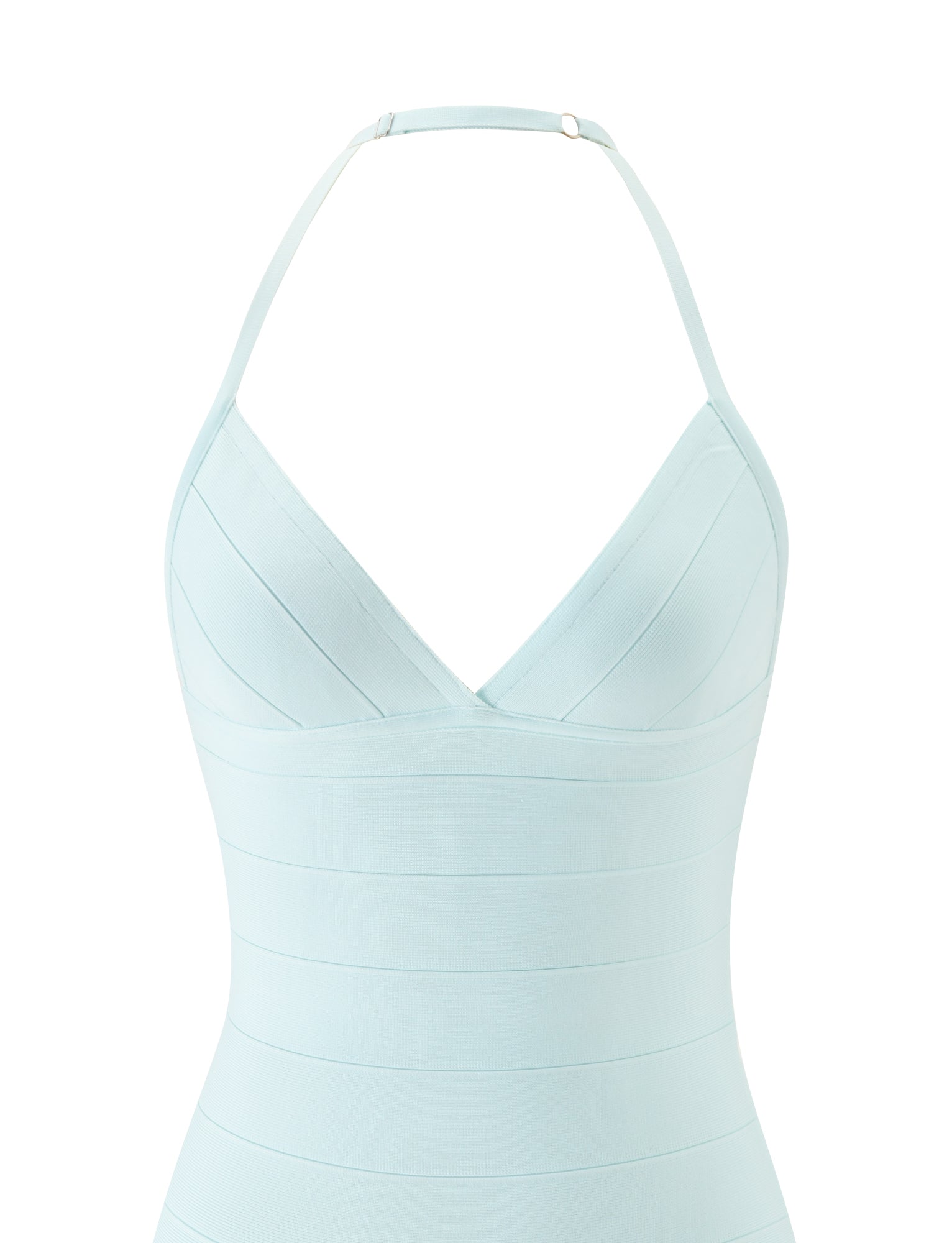 DALIA BANDAGE MINI DRESS - MINT BLUE - Image 9