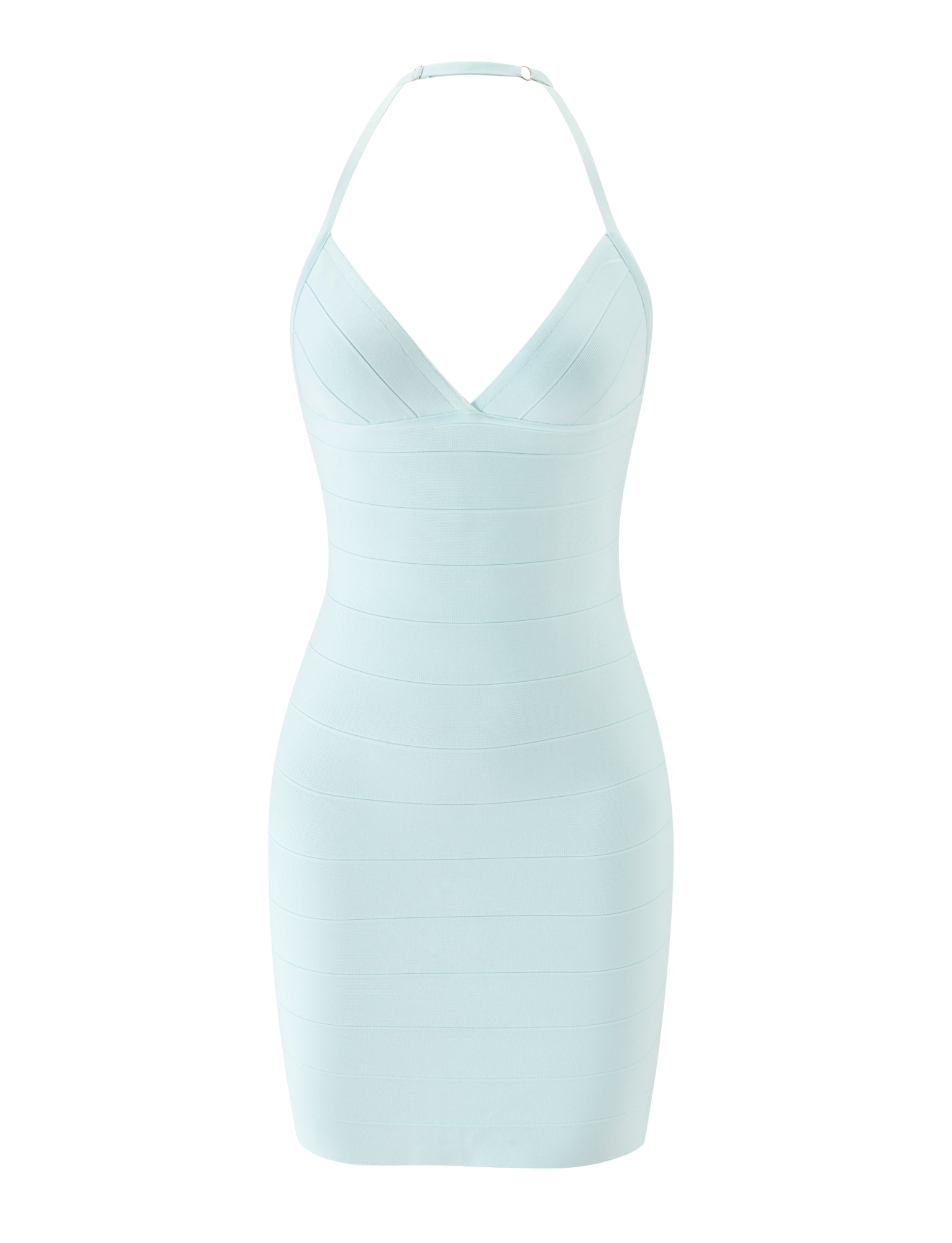 DALIA BANDAGE MINI DRESS - MINT BLUE - Image 7