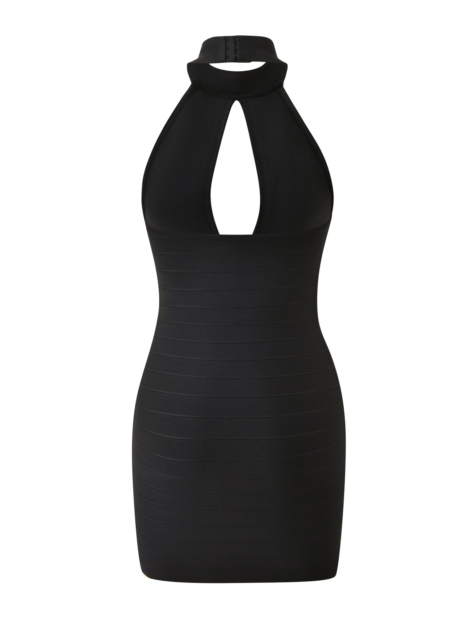 CARINA BANDAGE MINI DRESS - BLACK - Image 11