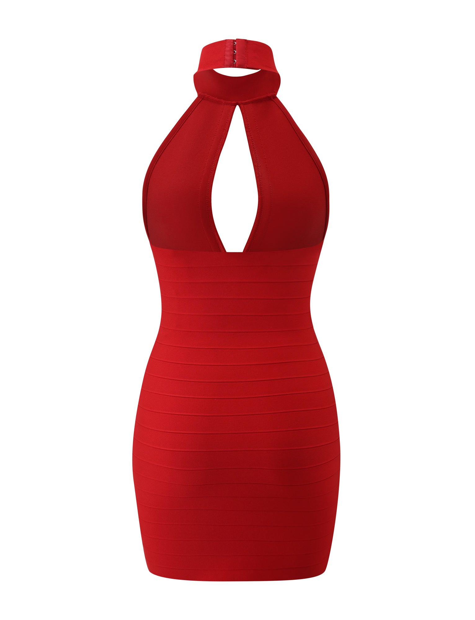 CARINA BANDAGE MINI DRESS - RED - Image 9