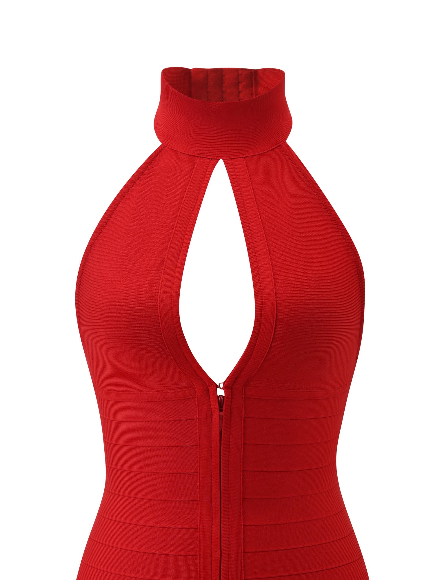 CARINA BANDAGE MINI DRESS - RED - Image 10