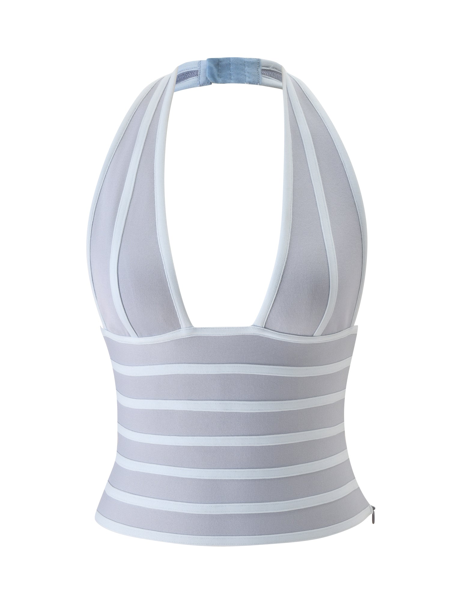 BRIGIT BANDAGE TOP - DOVE GREY - Image 8