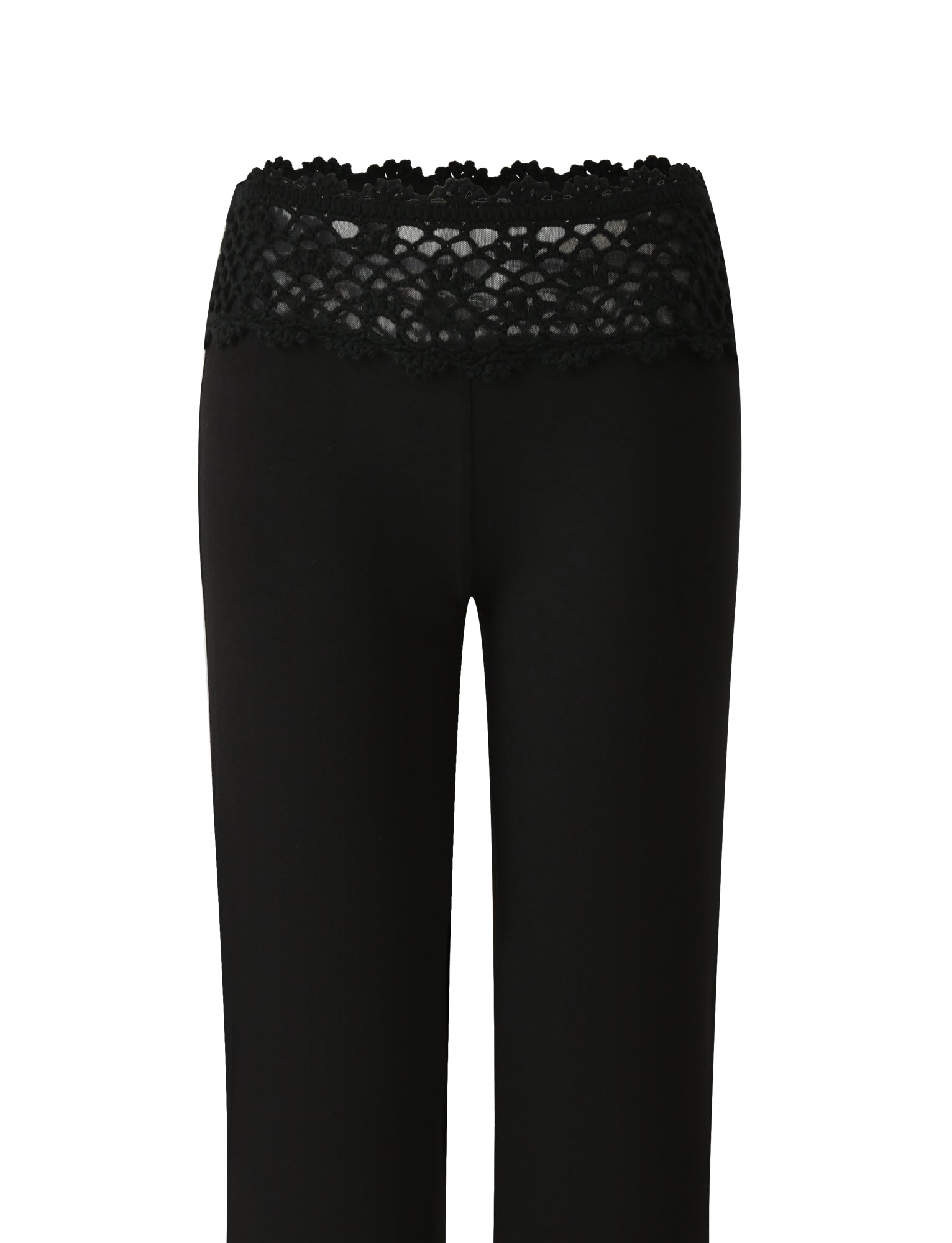 SASHA CROCHET PANT - BLACK - Image 8
