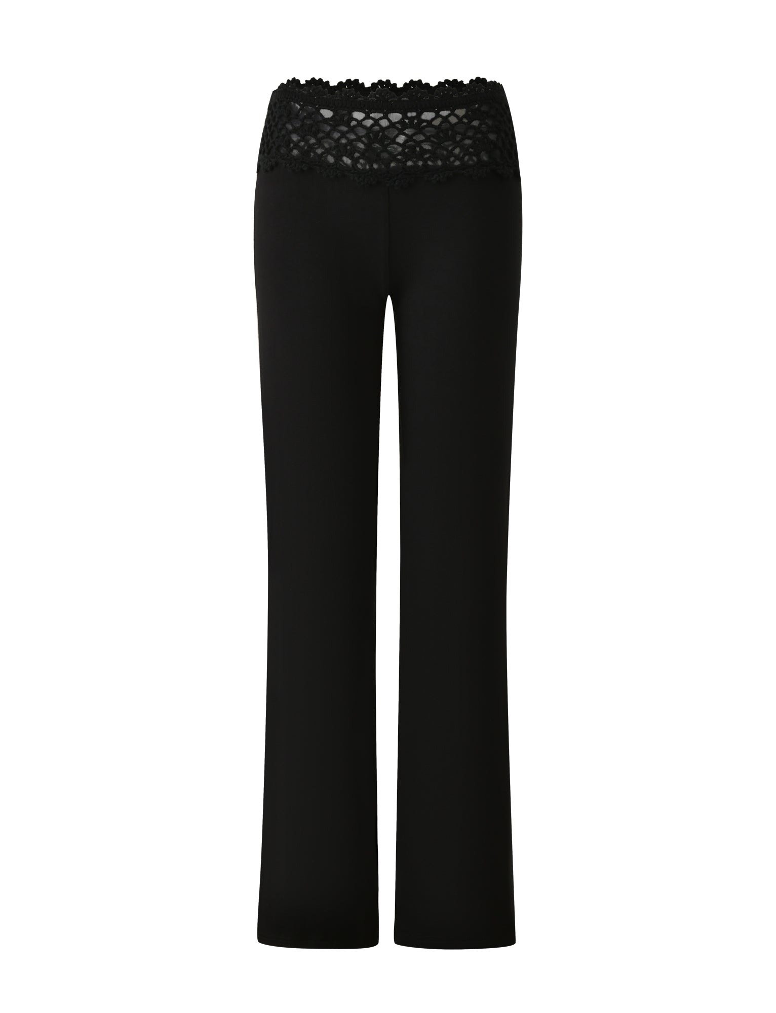 SASHA CROCHET PANT - BLACK - Image 6