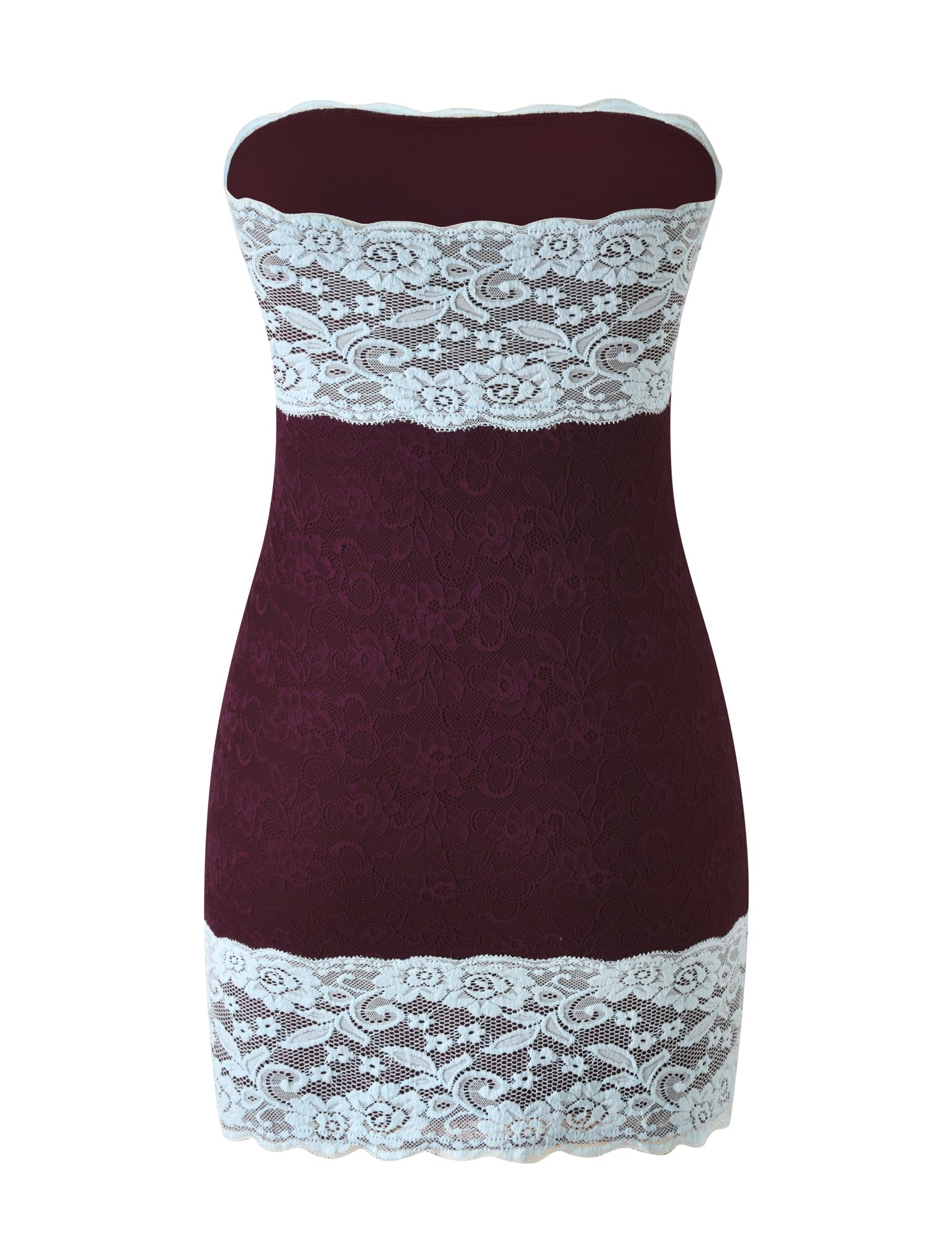 SAXON MINI DRESS - CHERRY COLA - Image 7