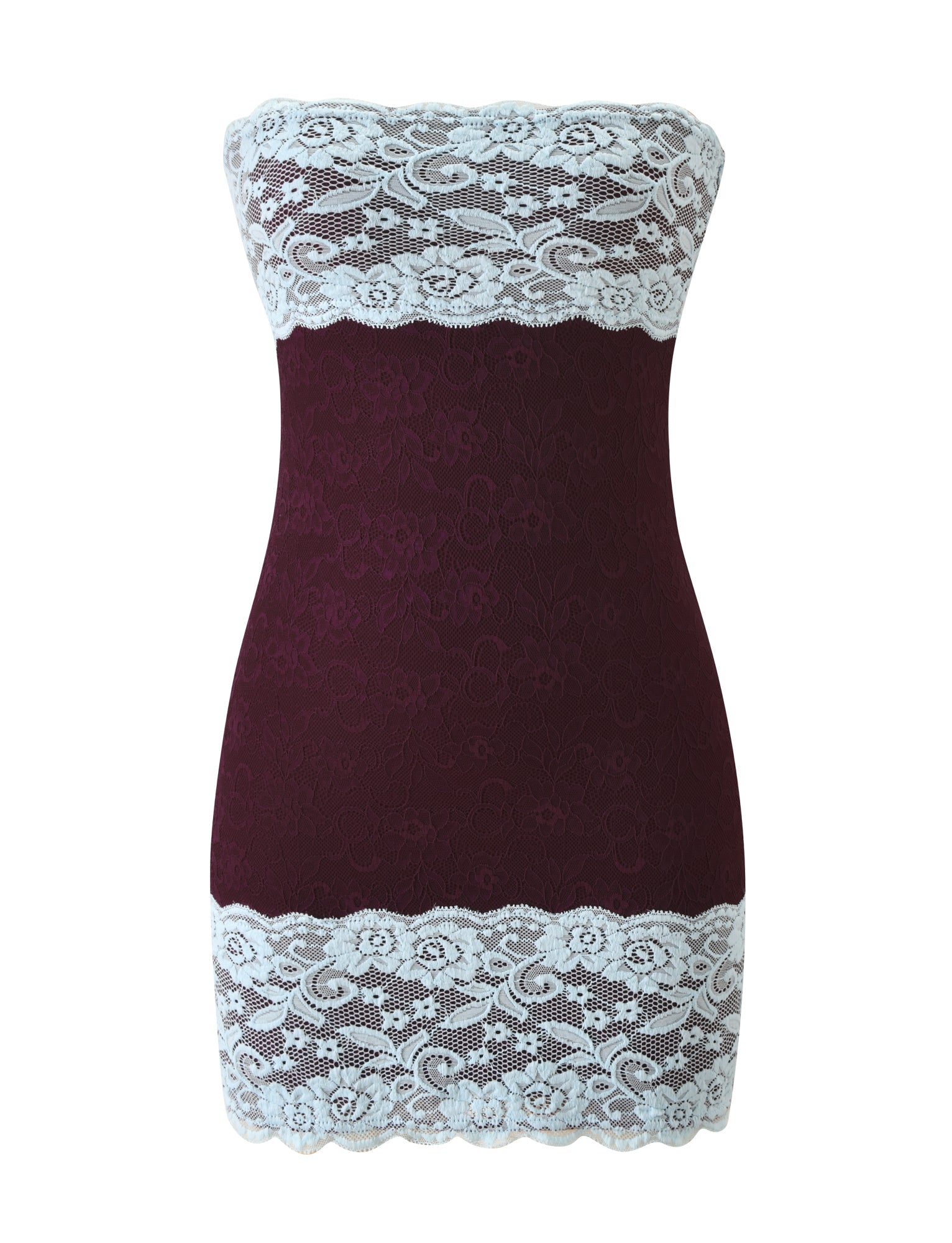 SAXON MINI DRESS - CHERRY COLA - Image 6
