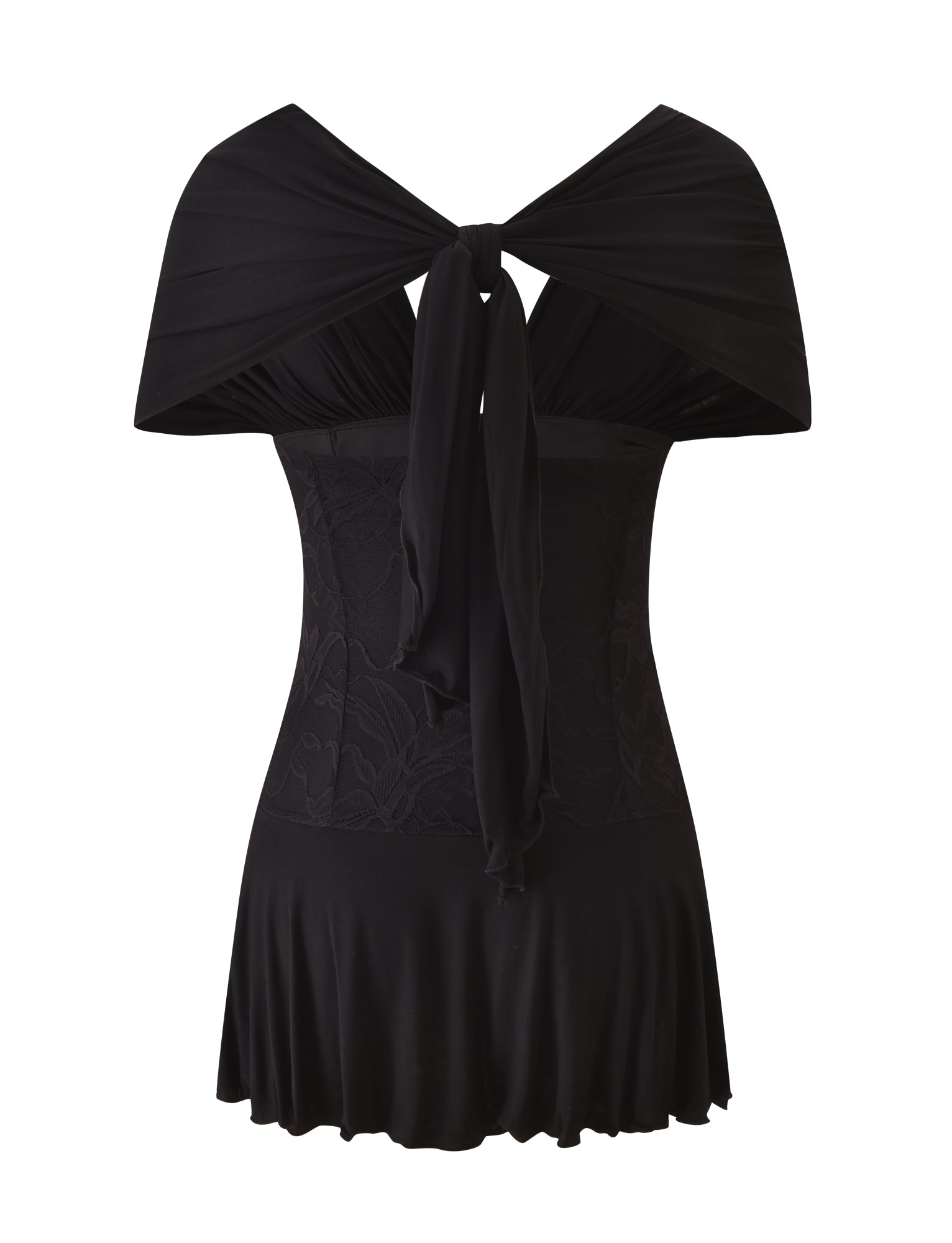 CLEO MINI DRESS - BLACK - Image 12