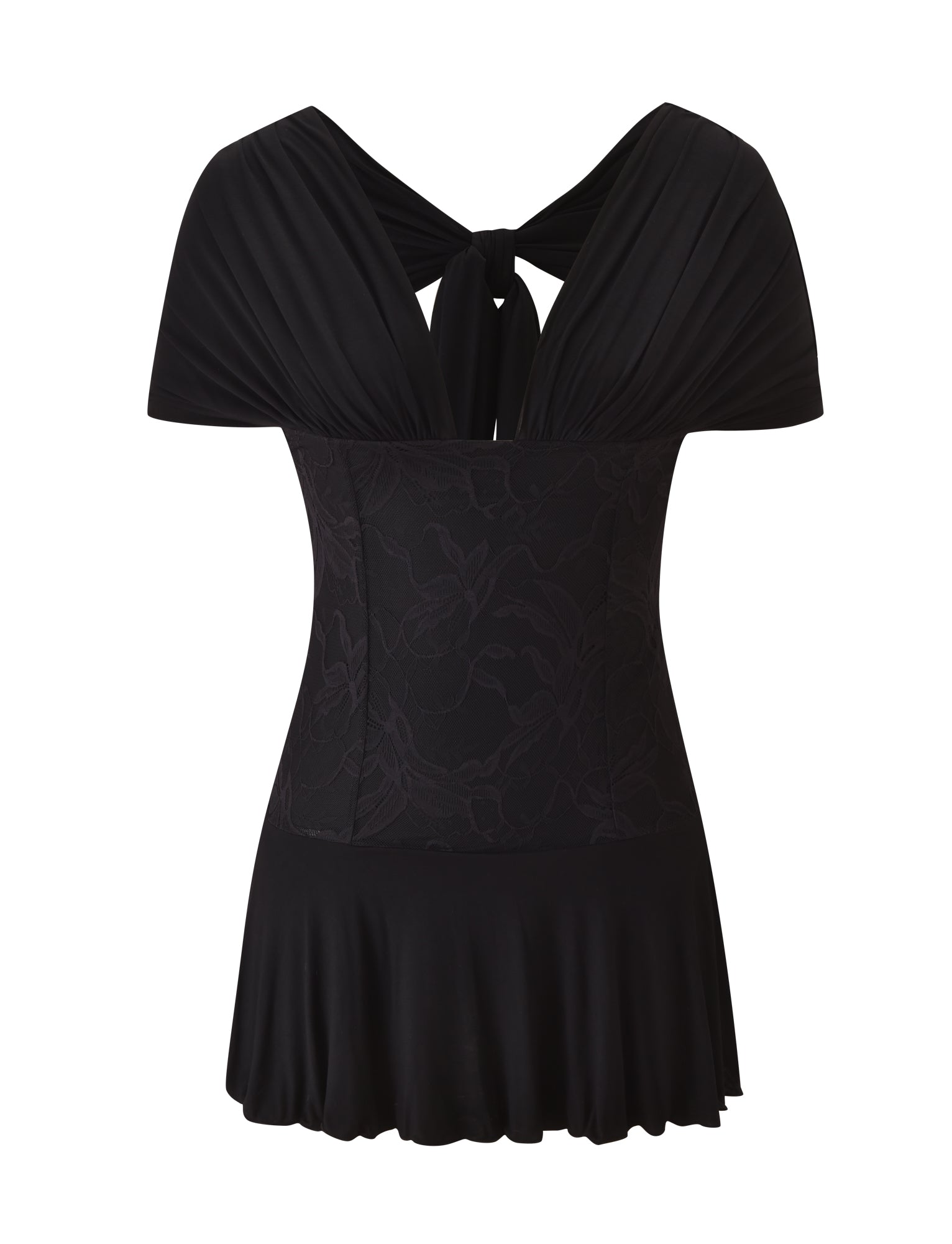 CLEO MINI DRESS - BLACK - Image 11