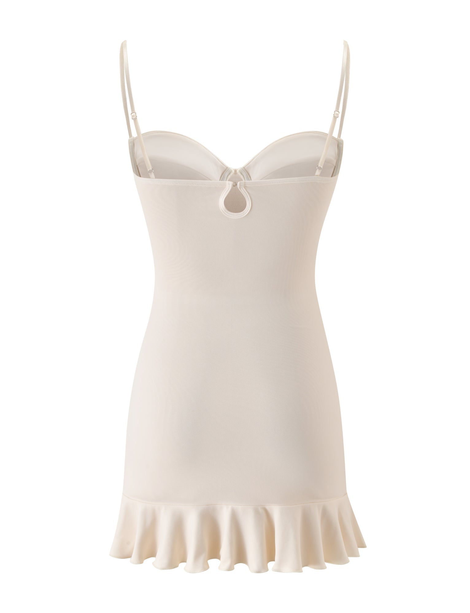 GIULIA MINI DRESS - IVORY - Image 8