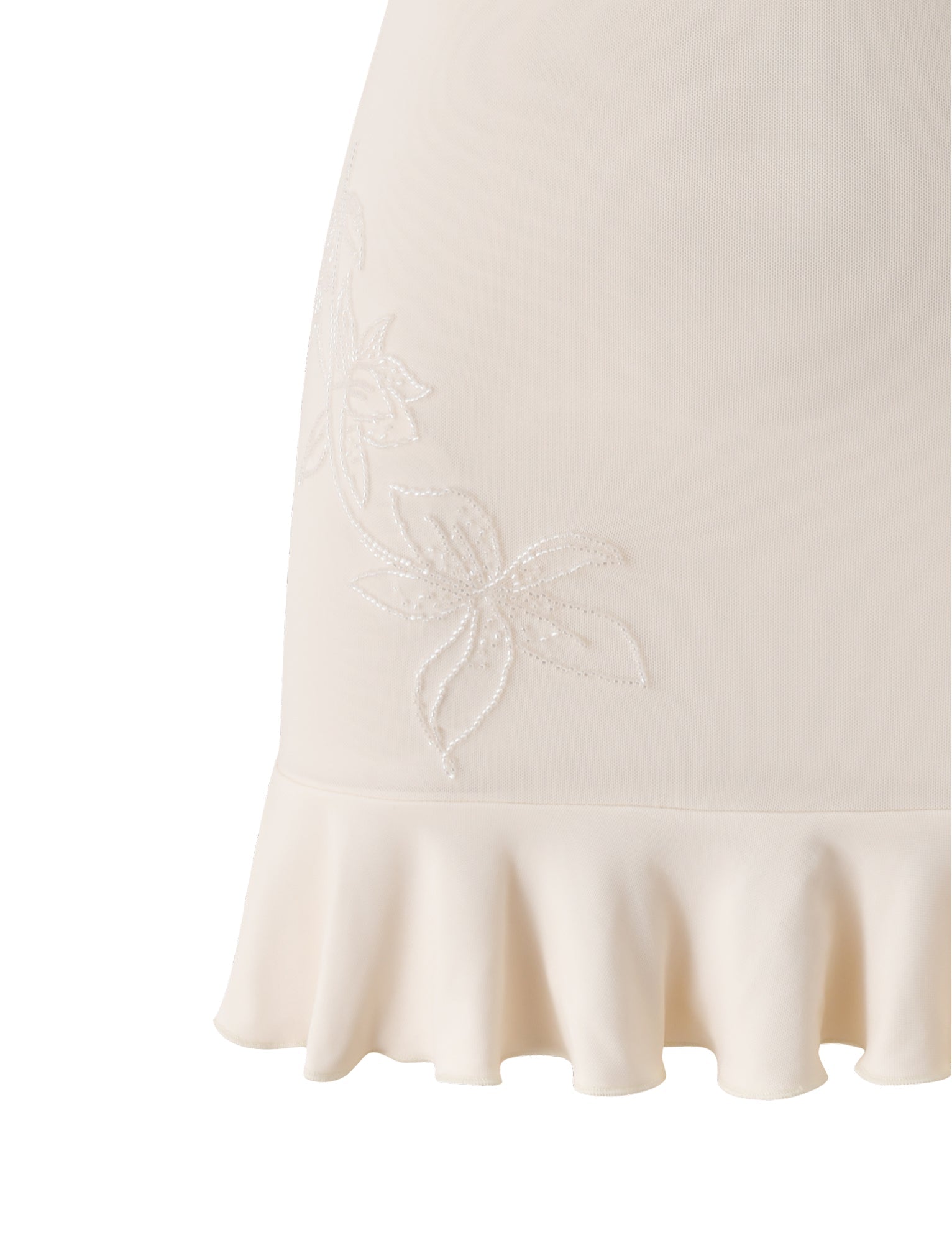 GIULIA MINI DRESS - IVORY - Image 7