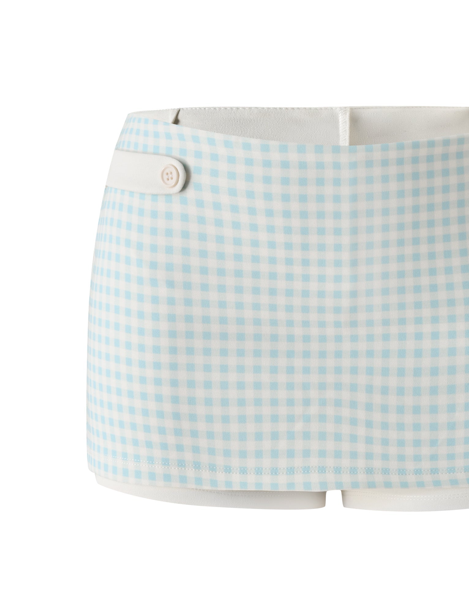 ELISA MINI SKORT - BLUE GINGHAM - Image 11