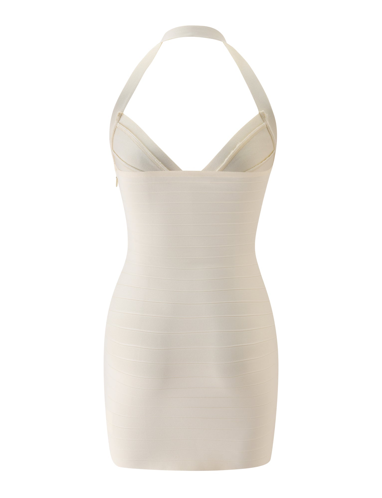 SYDEL BANDAGE MINI DRESS - CREAM - Image 9