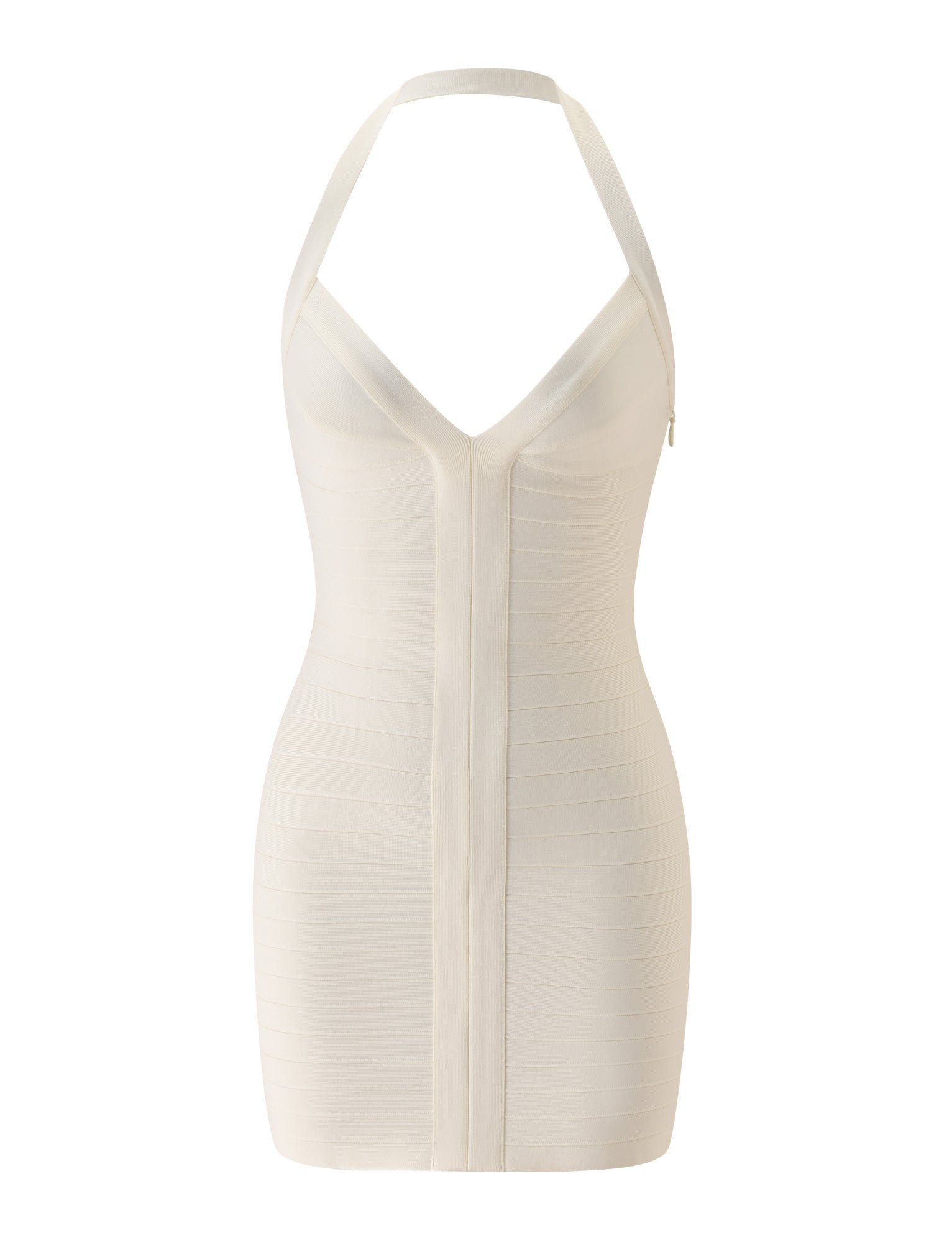 SYDEL BANDAGE MINI DRESS - CREAM - Image 8