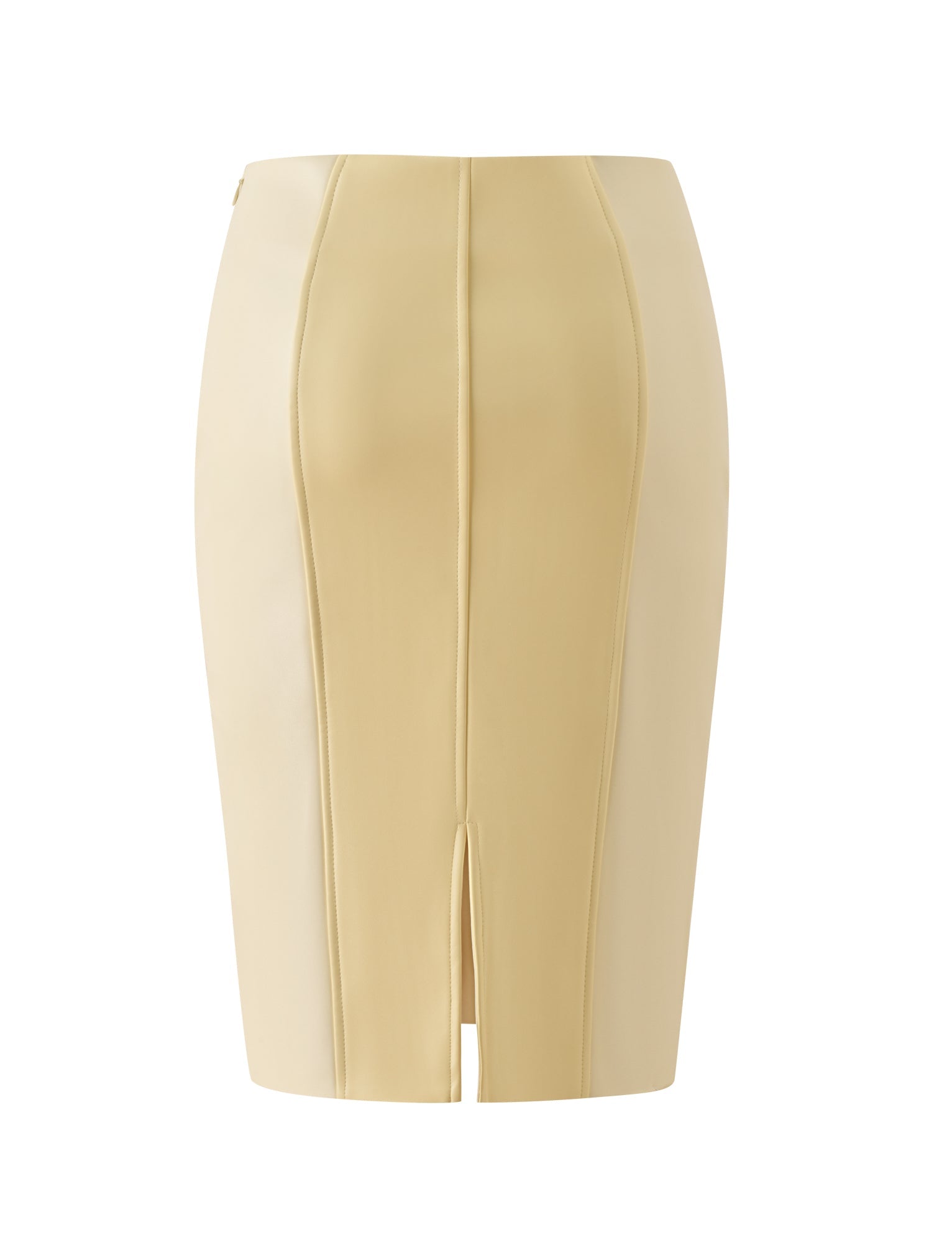 EMERALD MIDI SKIRT - BUTTER YELLOW - Image 7