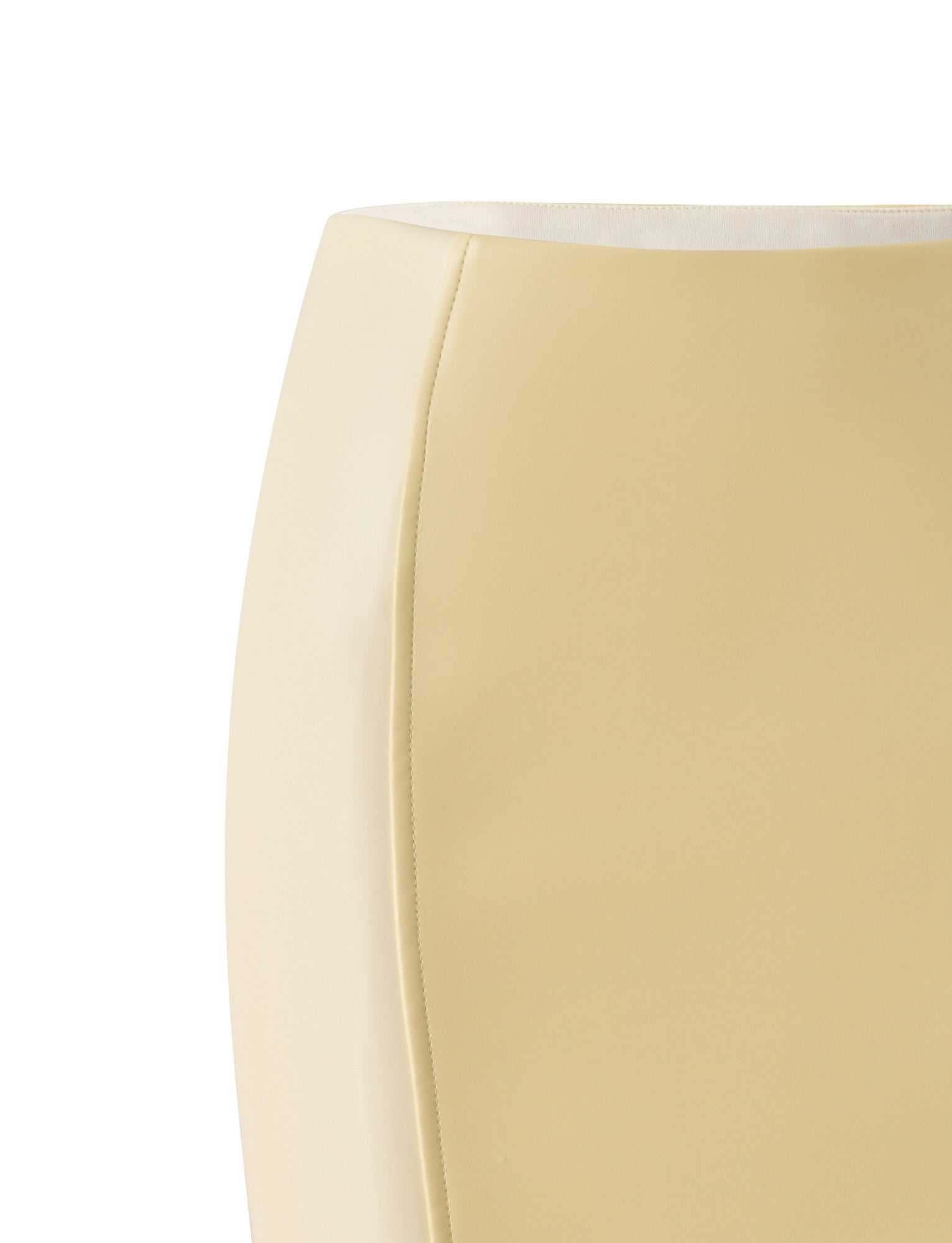 EMERALD MIDI SKIRT - BUTTER YELLOW - Image 8