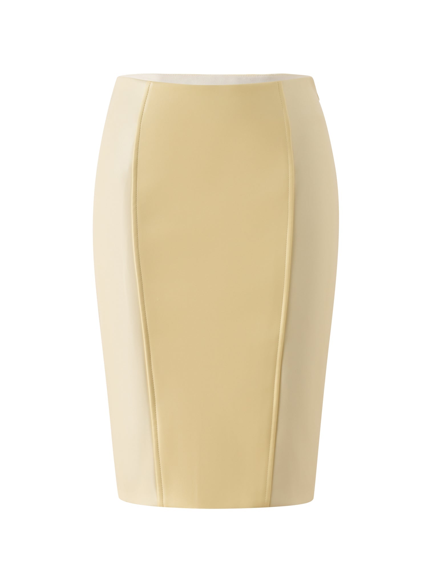 EMERALD MIDI SKIRT - BUTTER YELLOW - Image 6