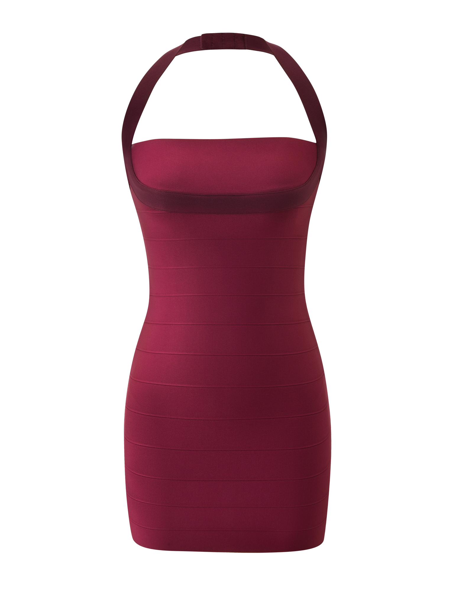 ELEANOR BANDAGE MINI DRESS - CABERNET - Image 8