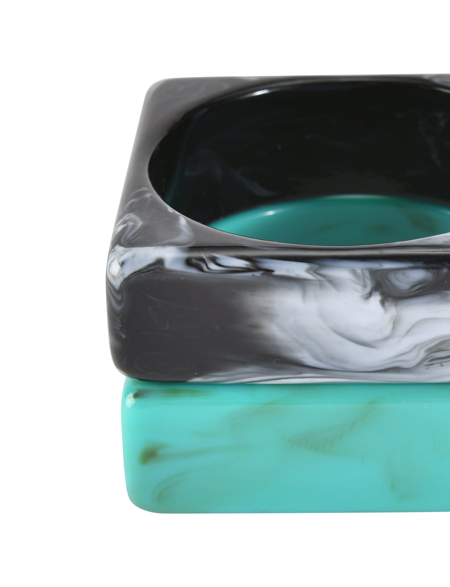 AUGIE BANGLE SET - EMERALD AND BLACK - Image 6
