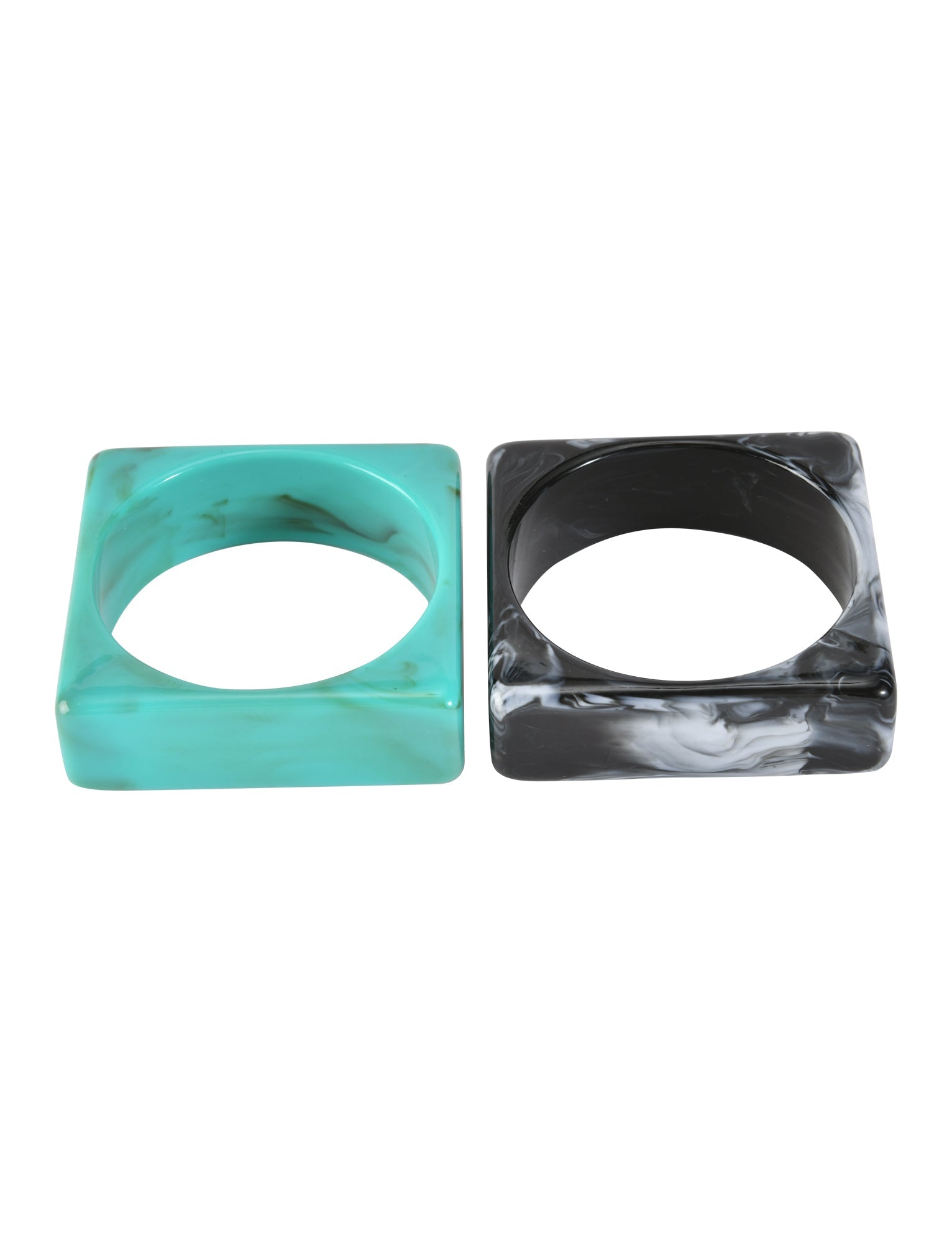 AUGIE BANGLE SET - EMERALD AND BLACK - Image 5
