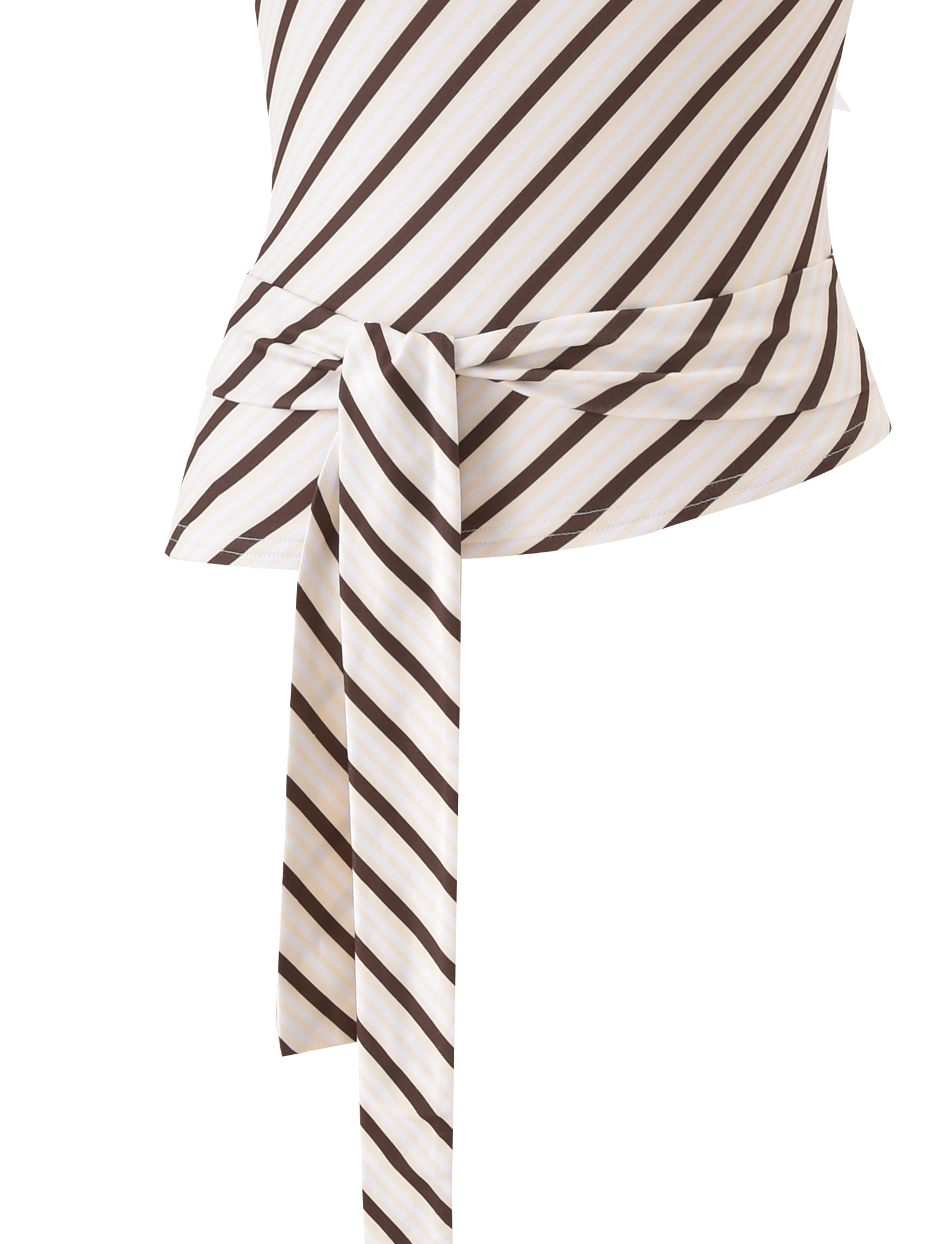 LYLE ONE SHOULDER TOP - YELLOW STRIPE - Image 9