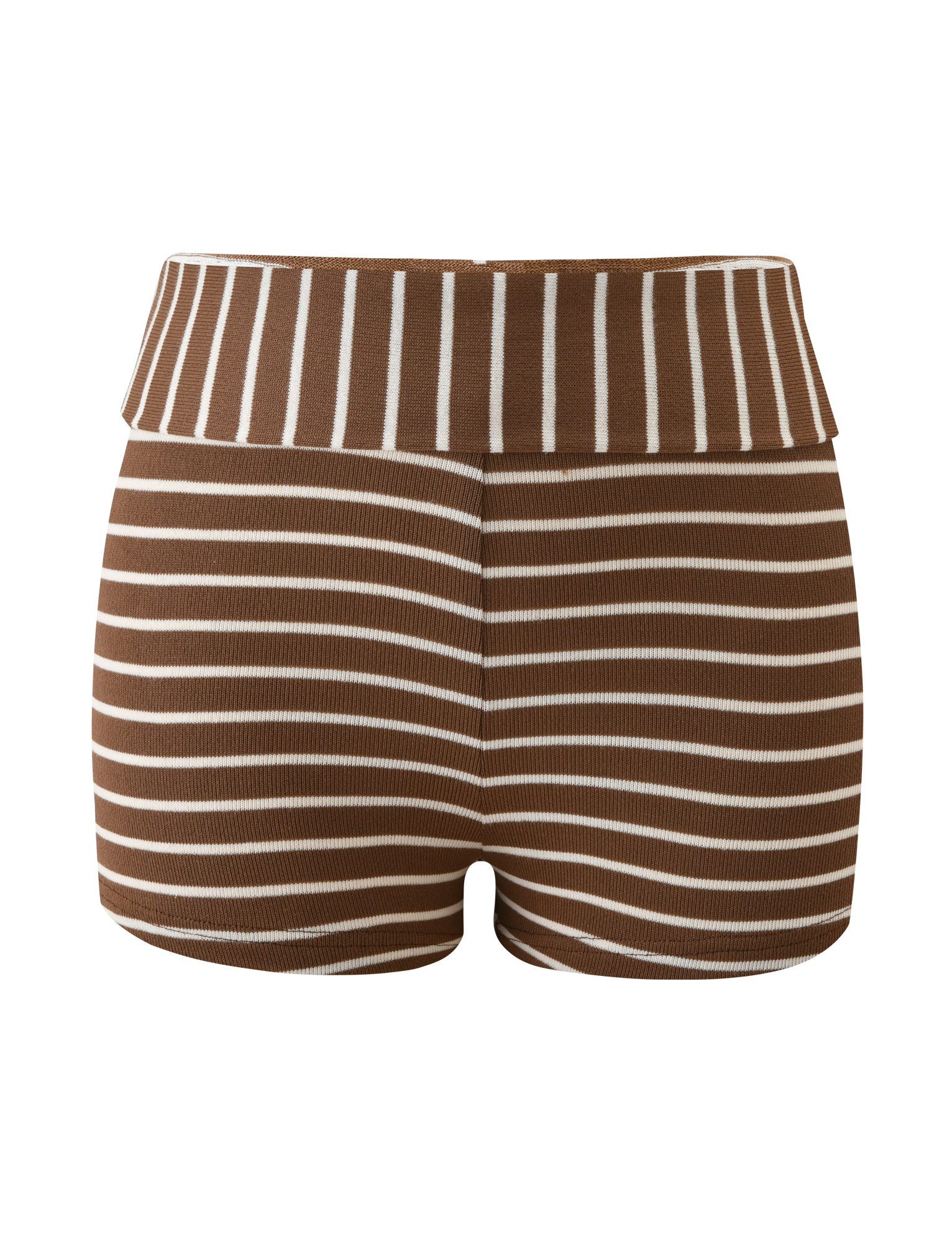BODE STRIPED SHORT - CREAM AND BROWN STRIPE - Image 8