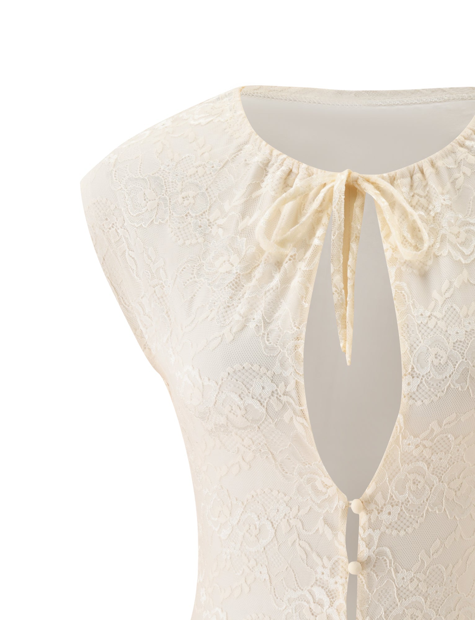 TONYA TOP - CREAM - Image 8