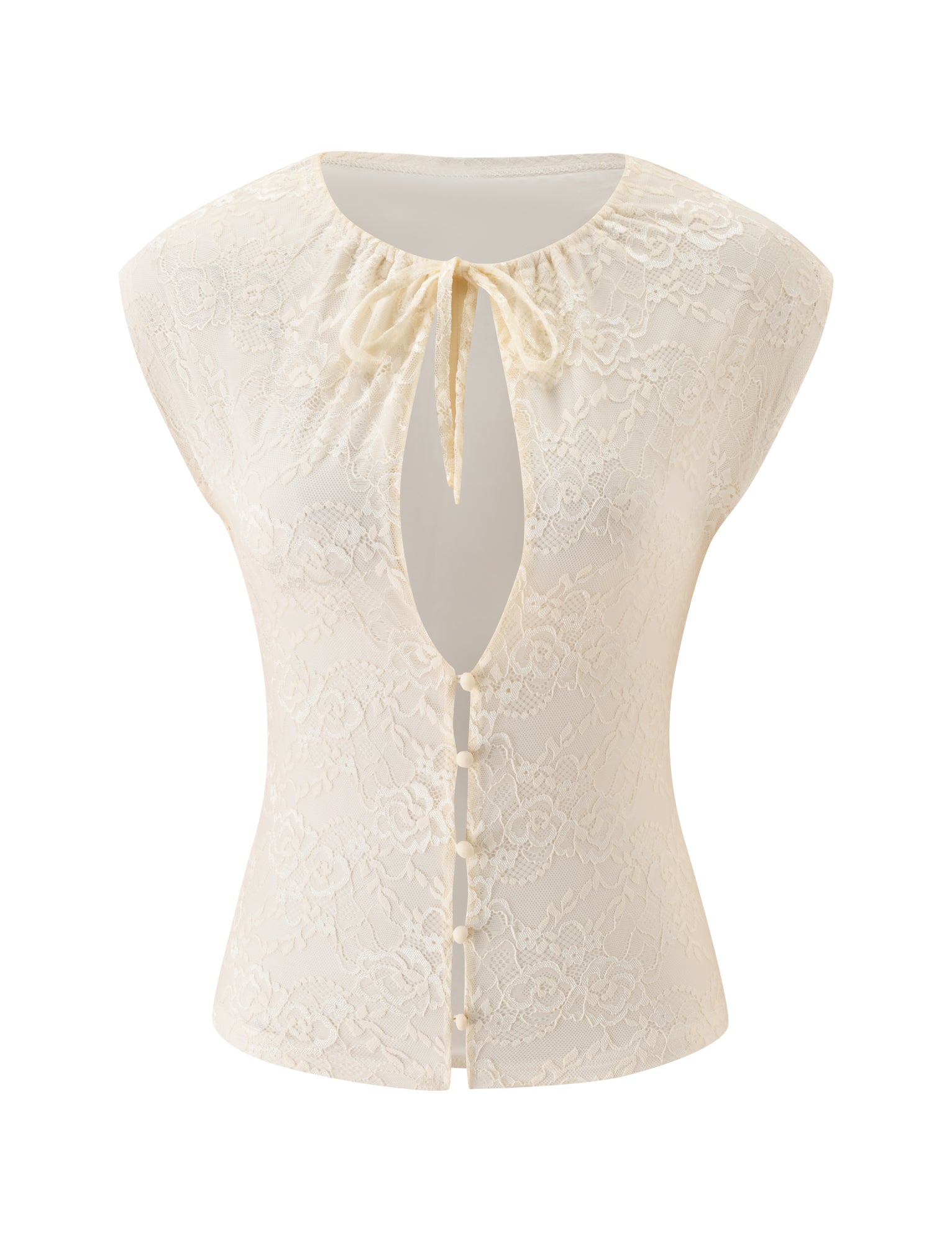 TONYA TOP - CREAM - Image 6