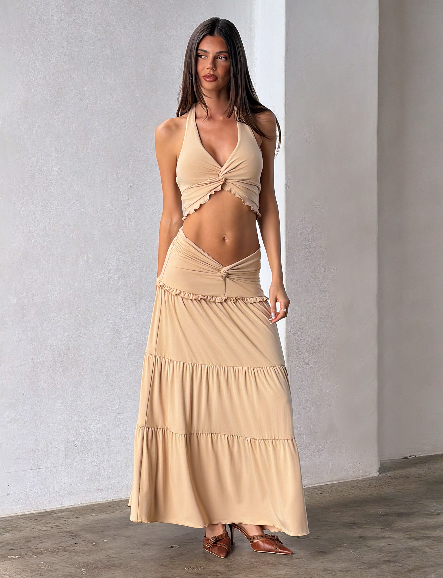 KATYA TOP - TAN - Image 5