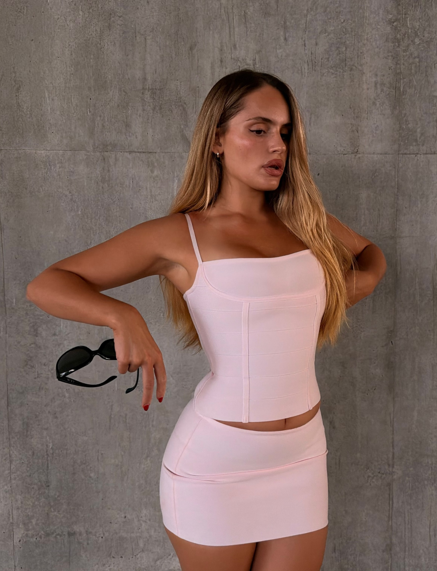 TAHNIA BANDAGE TOP - BALLET PINK - Image 7