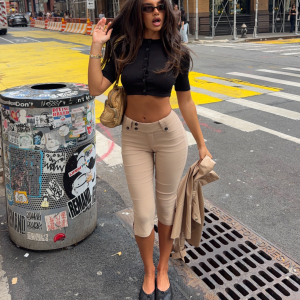 ARIA CAPRI - KHAKI