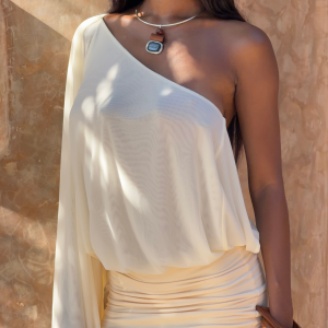 CAMILLE MINI DRESS - CREAM