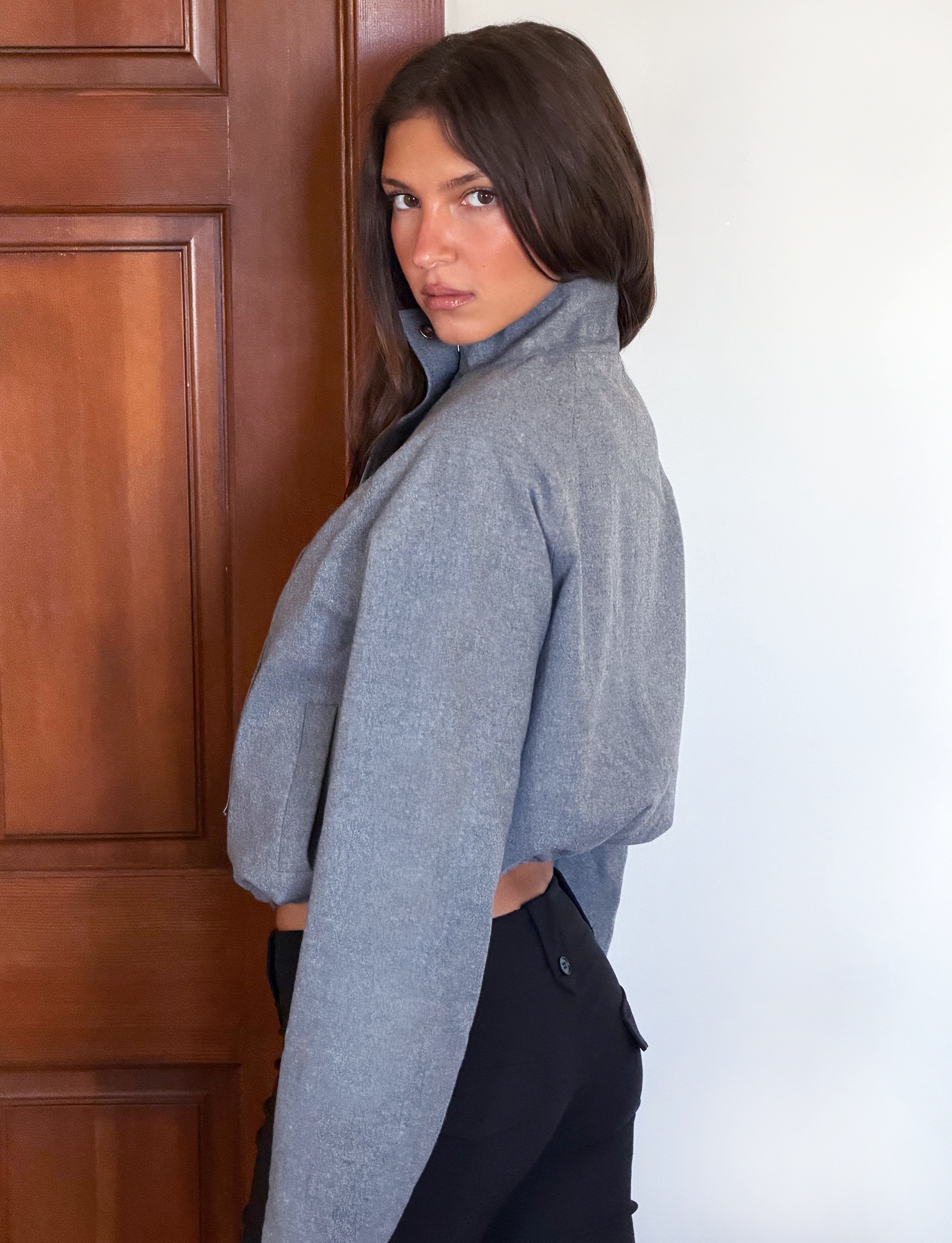 LENNEX JACKET - HEATHER CHARCOAL - Image 3