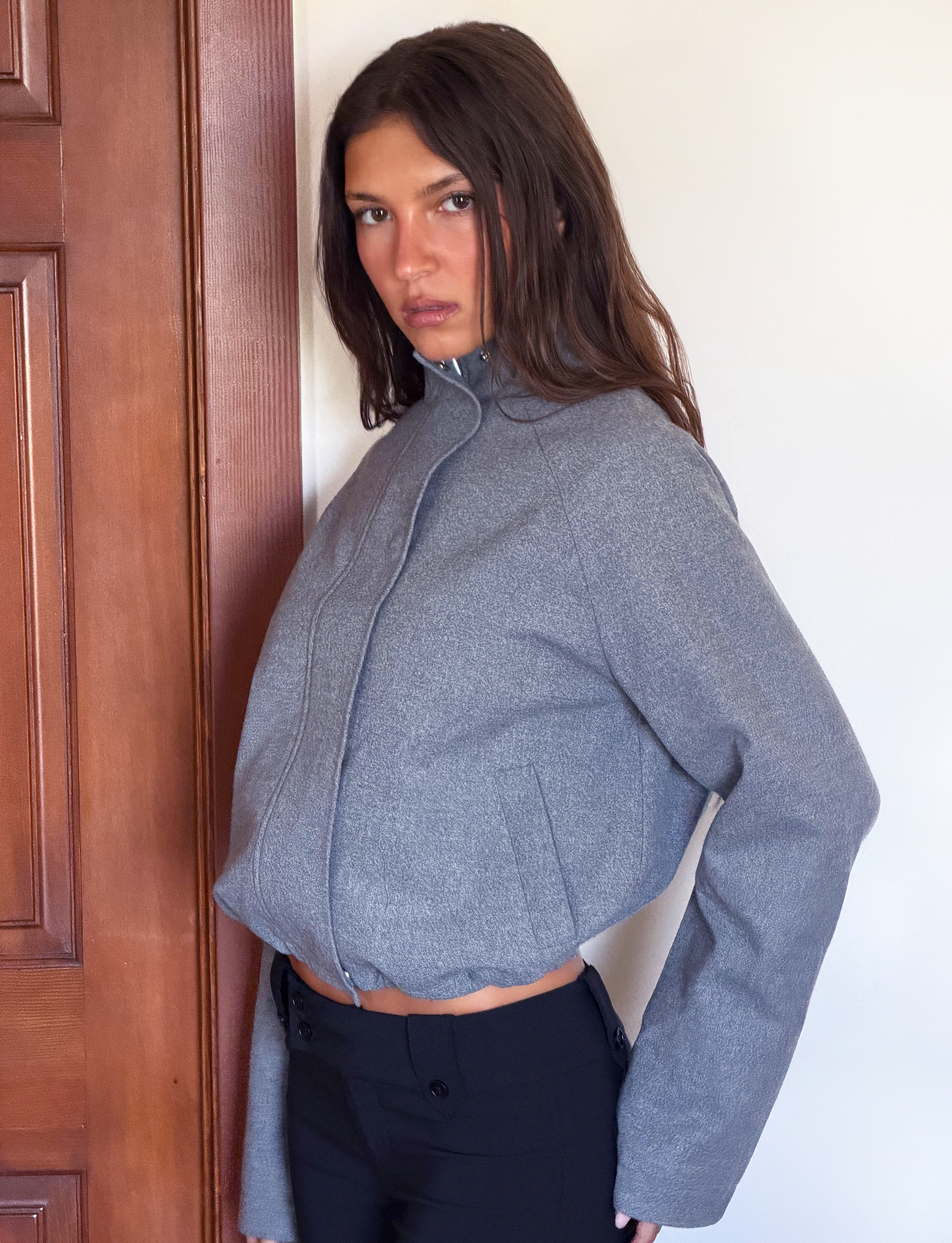 LENNEX JACKET - HEATHER CHARCOAL - Image 2